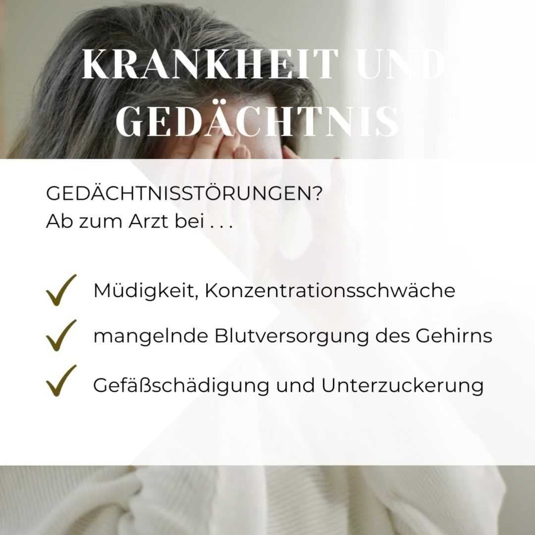 Gedächtnisstörungen können auch ein Zeichen für Erkrankungen sein. Unter anderem können sich diese Krankheitsbilder hinter ihnen verbergen.
Mehr zum Thema Krankheit und Gedächtnis findet ihr in „Denk‘ Dich Fit!“ und in unserem Verlagsprogramm auf www.memoverlag.de
.
.
.
#gedächtnis #hirnleistung #arztbesuch #gedächtnistraining #kognitivestraining