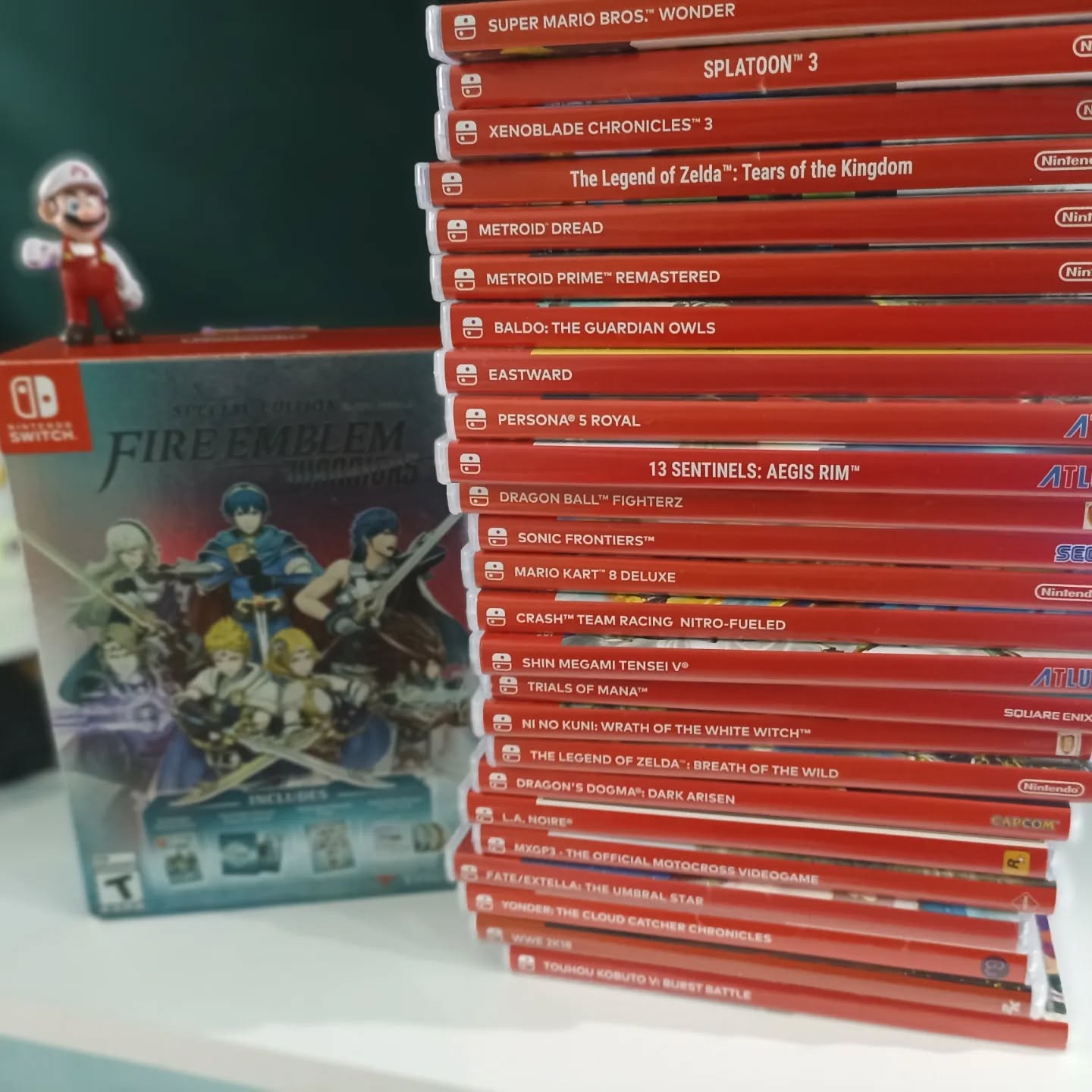 Coleção de mídia física do Nintendo Switch está crescendo!
#nintendoswitch #cartuchos