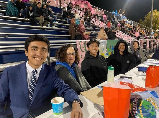 Homecoming Visit
It was great getting to visit Santa Teresa this past week for their 50th anniversary Homecoming Rally, and to see some familiar faces while enjoying the inspiring and innovative performances by all four classes and our sts team. No matter where I go, I’ll always remember my roots as a Saint!