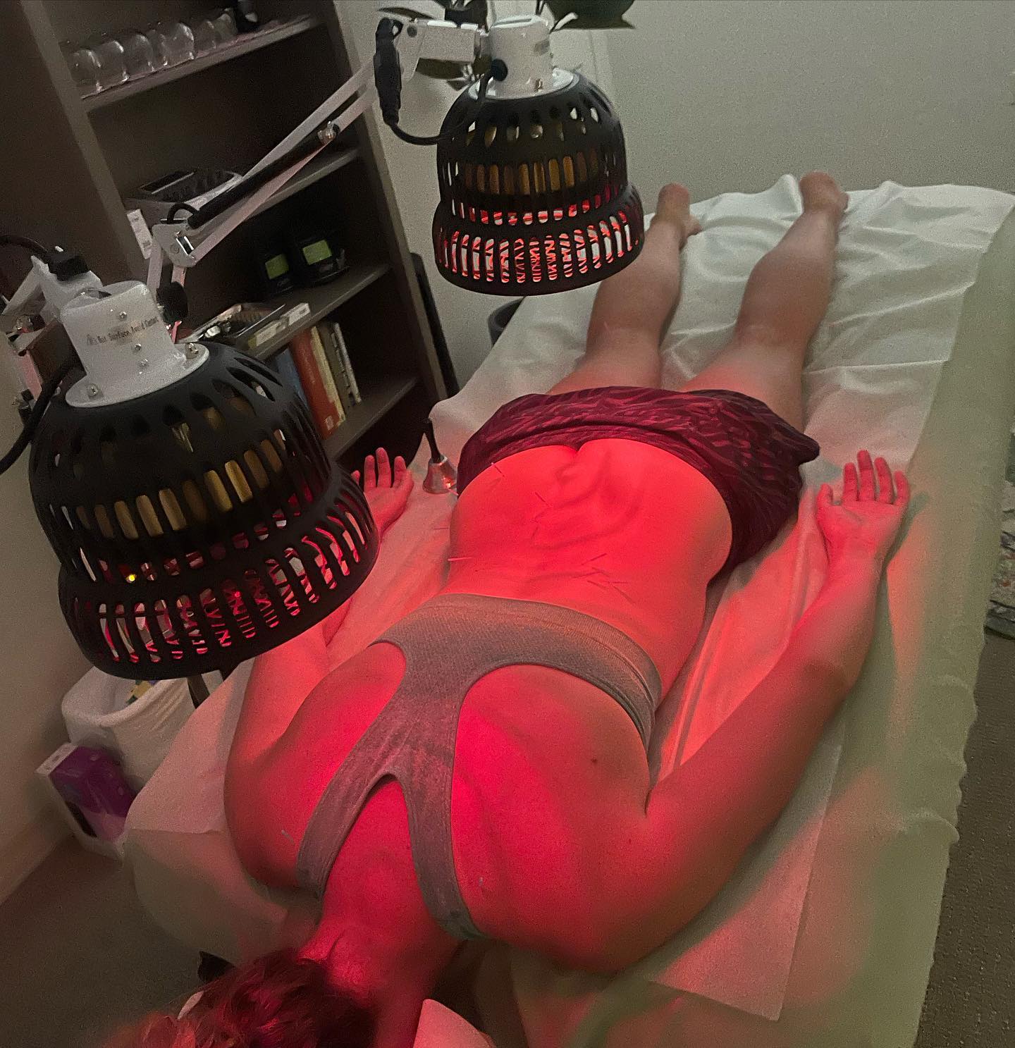 Cozy up this fall under the warm healing light! Aches and pains can flare up as the temperatures drop. Near infrared and far infrared waves in combination with 33 ionized minerals essential to the human body make this addition to your acupuncture session top notch! #acupuncture #tdplamp #infrared #TCM #backpain #painrelief
