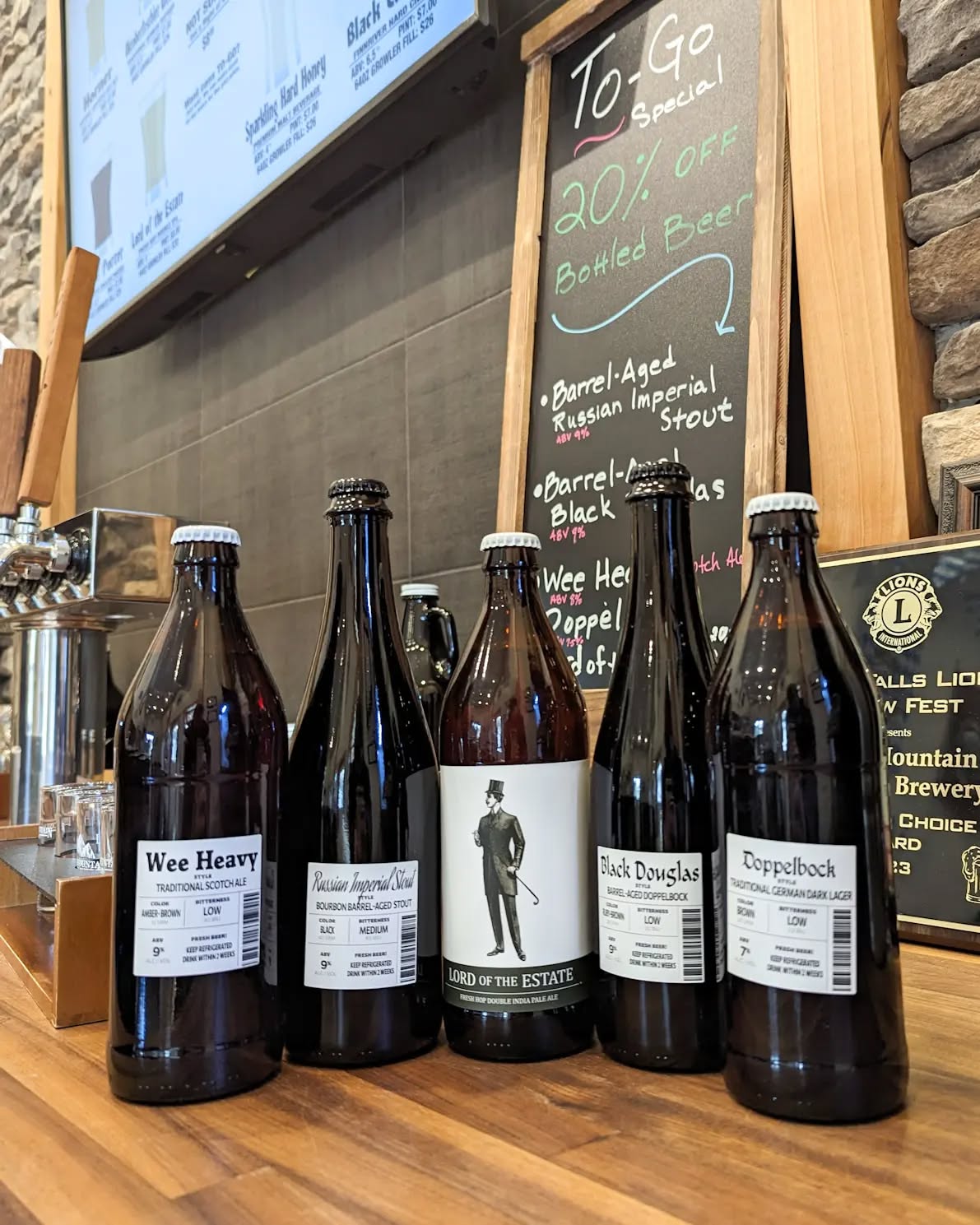 The holiday season is sneaking up way too fast!! But we're here for you. Our bottled beers are perfect for special meals, presents, or just for you (let's be honest 😉).
Grab them for 20% off through Nov 19th.
- Barrel Aged Russian Imperial Stout
- Barrel Aged Black Douglas
- Wee Heavy - Scotch Ale
- Doppelbock
- Lord of the Estate IIPA (2022)
We're open Fri-Sat 12-8 pm & Sun 12-6 pm.
25415 N Ramsey Rd, Athol ID 83801
Cheers friends 🍻