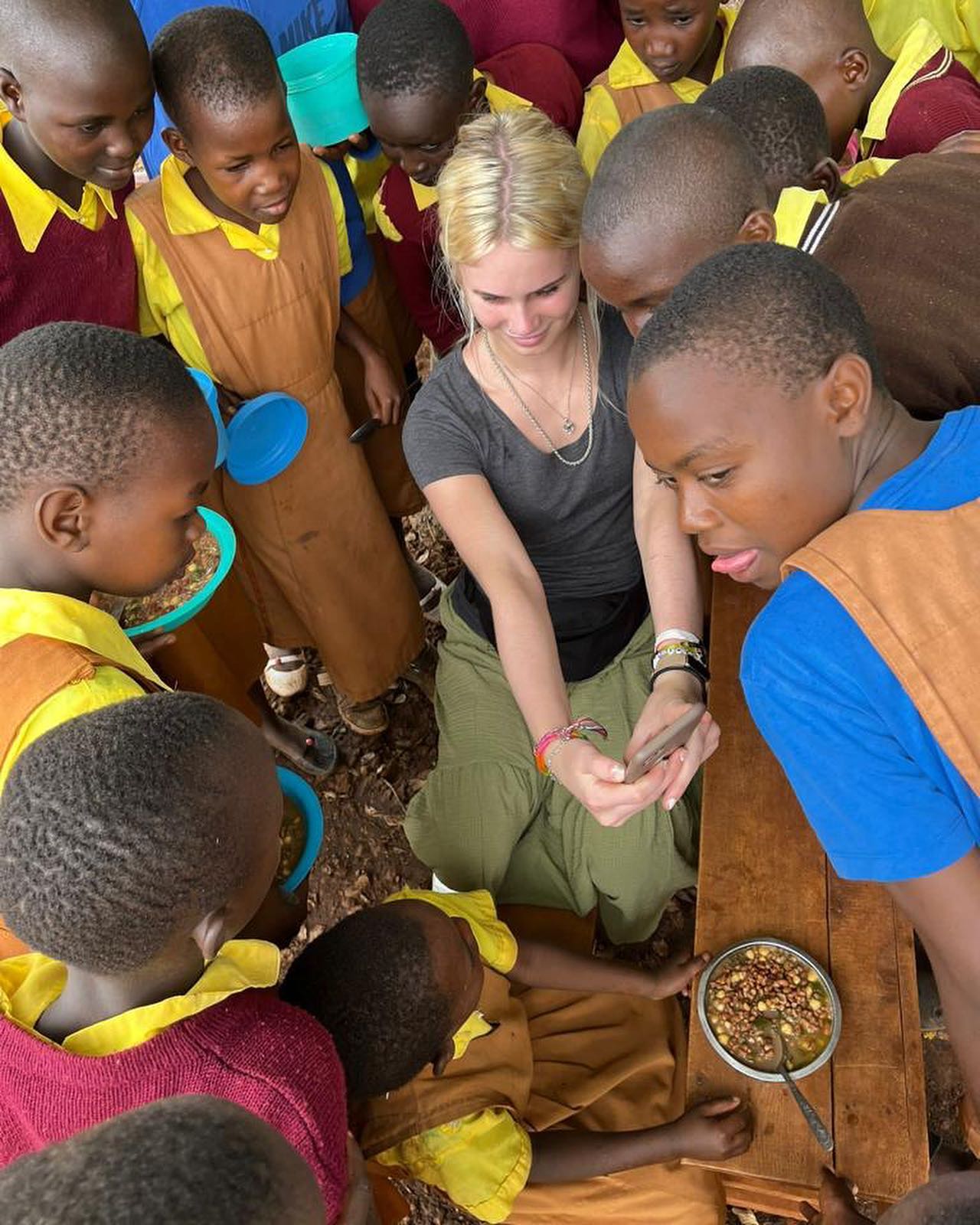 Feeding programme. We now feed 2000 children a hot meal every school day. We visited one of the schools in the programme last week. #foodsecurity #poverty #hotschoolmeals #kenya #kajuki #stpeterslifeline #charity #internationaldevelopment
