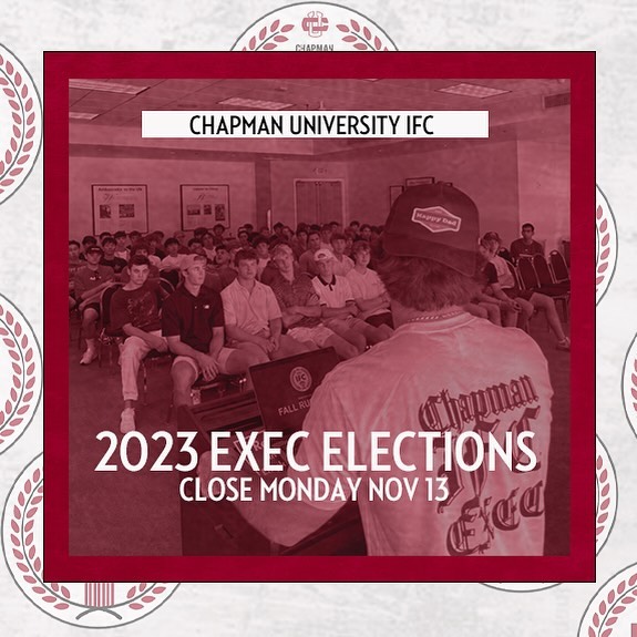 Are you interested in being a part of the 2023/2024 IFC executive board?
The application closes Monday, November 13th.
Sign up at the link in our bio⬆️