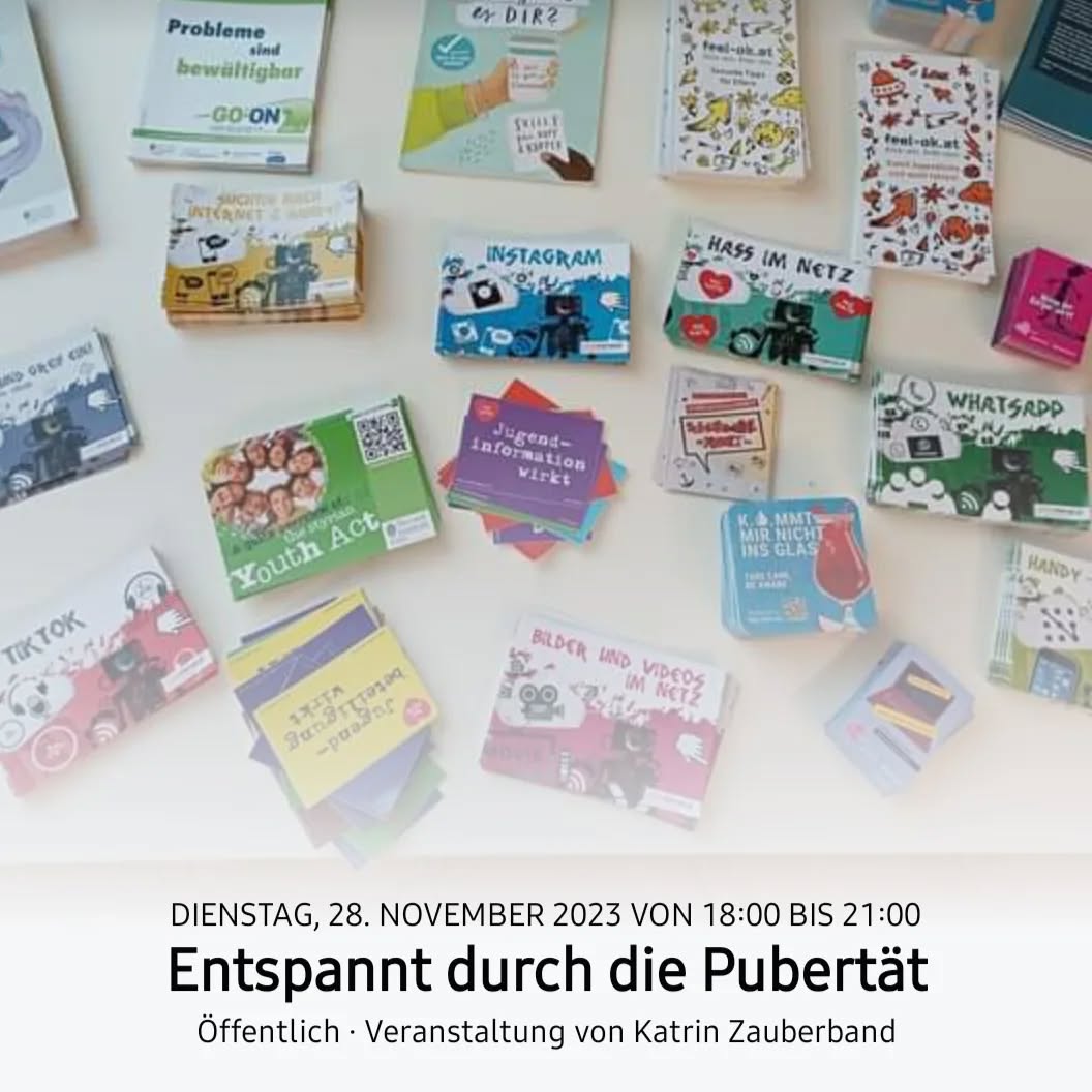 Neuer online Vortrag für Eltern, Erziehungsberechtigte und Menschen, die mit Jugendlichen zu tun haben!
.
28.11.2023 von 18.00 bis 21.00 Uhr
.
.
Einblick in den Inhalt:
* Entwicklungsaufgaben in der Jugend
* besonderes Verhalten
* was Jugendliche brauchen
.
Anmeldung: katrin.sander@hotmail.com
#eltern #elternsein #jugendliche #lebenmitkindern #erziehung #elternberatung