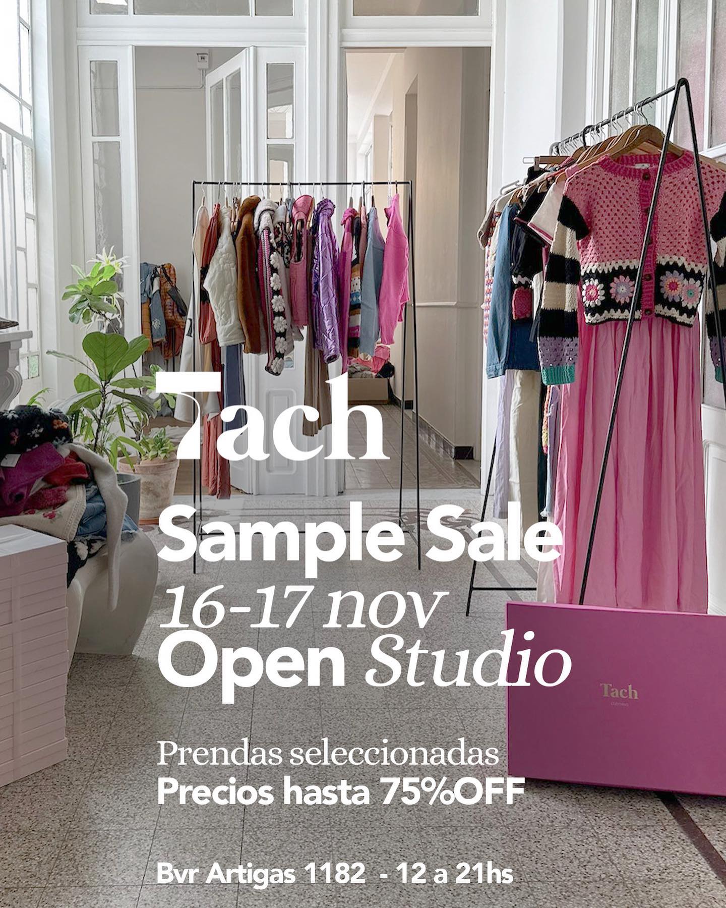 Atención Uruguay!
Por primera vez abrimos puertas de nuestro Studio para que vengas a revolver muestras , saldos de exportación, zapatos y carteras de Sabrina Tach ❤️a precios especiales
No te lo pierdas !