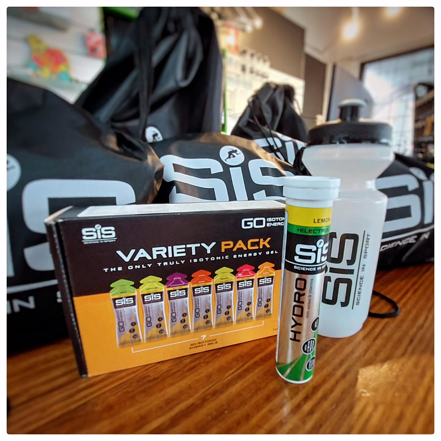 Christmas gift ideas number 302.......
SIS pack included is a gel variety pack, hydration tablets, water bottle, and mini duffel bag.
That's $70 of value for $49.99!
But wait, there's more!.......actually no there isn't, that's the whole post.