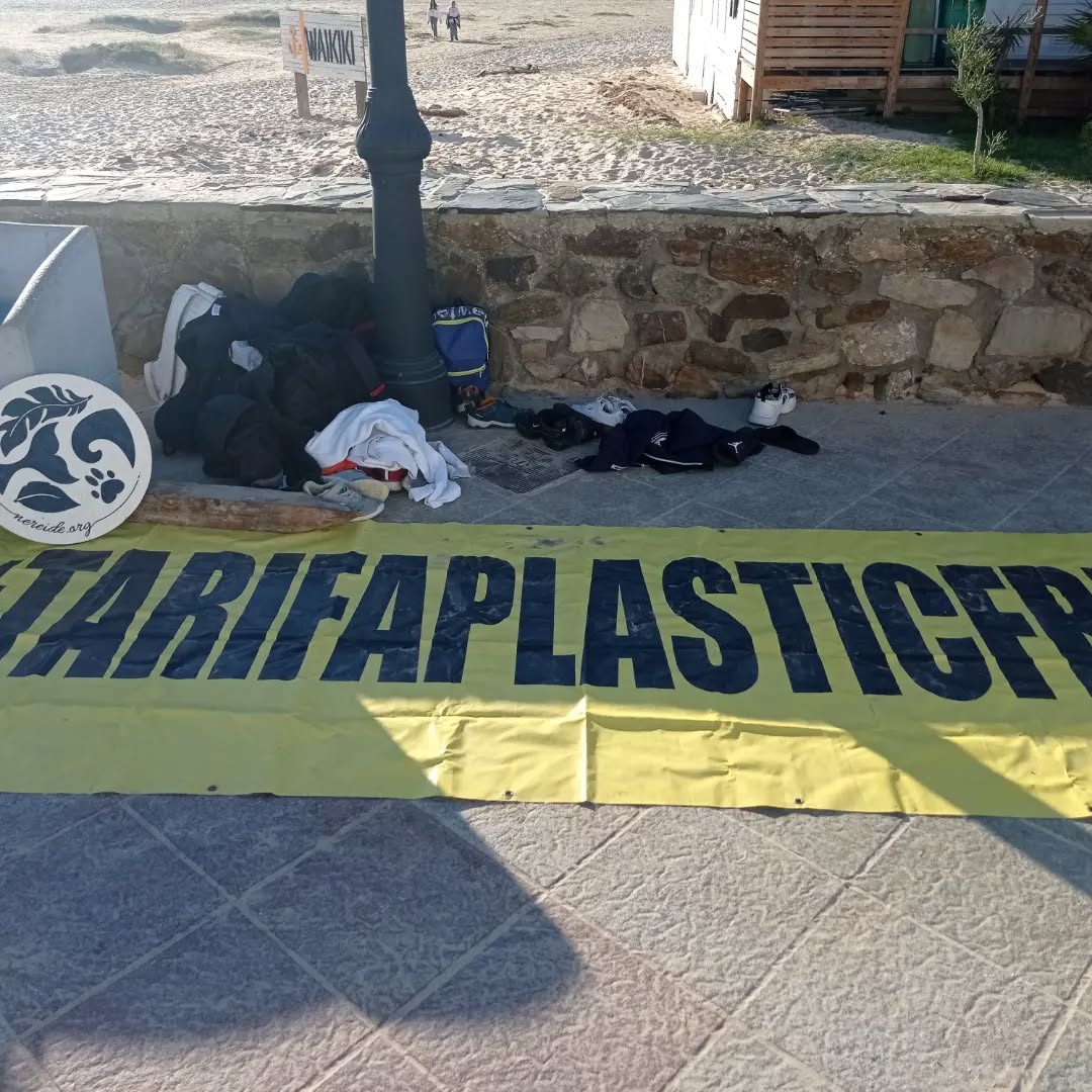 Limpia de playa organizado por nereide.otg con Colegio Huerta Santa Ana de Sevilla. Hemos salvado un cangrejo que estaba atrapado en una cuerda de pescar.
#tarifaplasticfree #asociaci9nnereide #lplayaslimpias