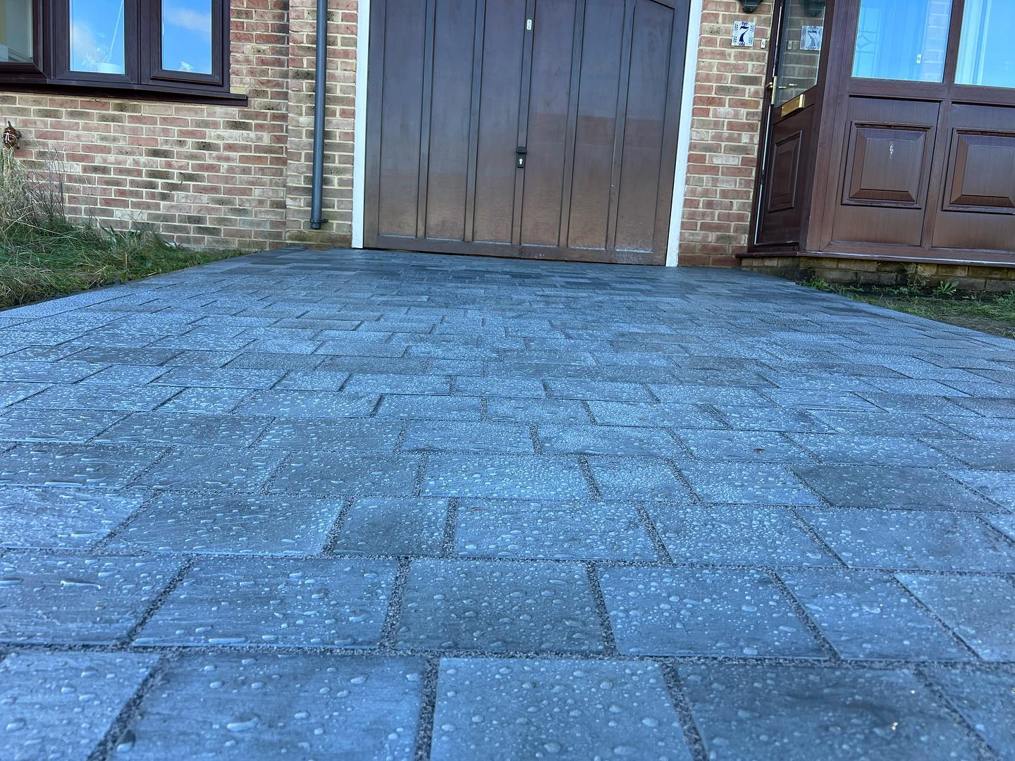 New driveway using Marshalls drivesys.