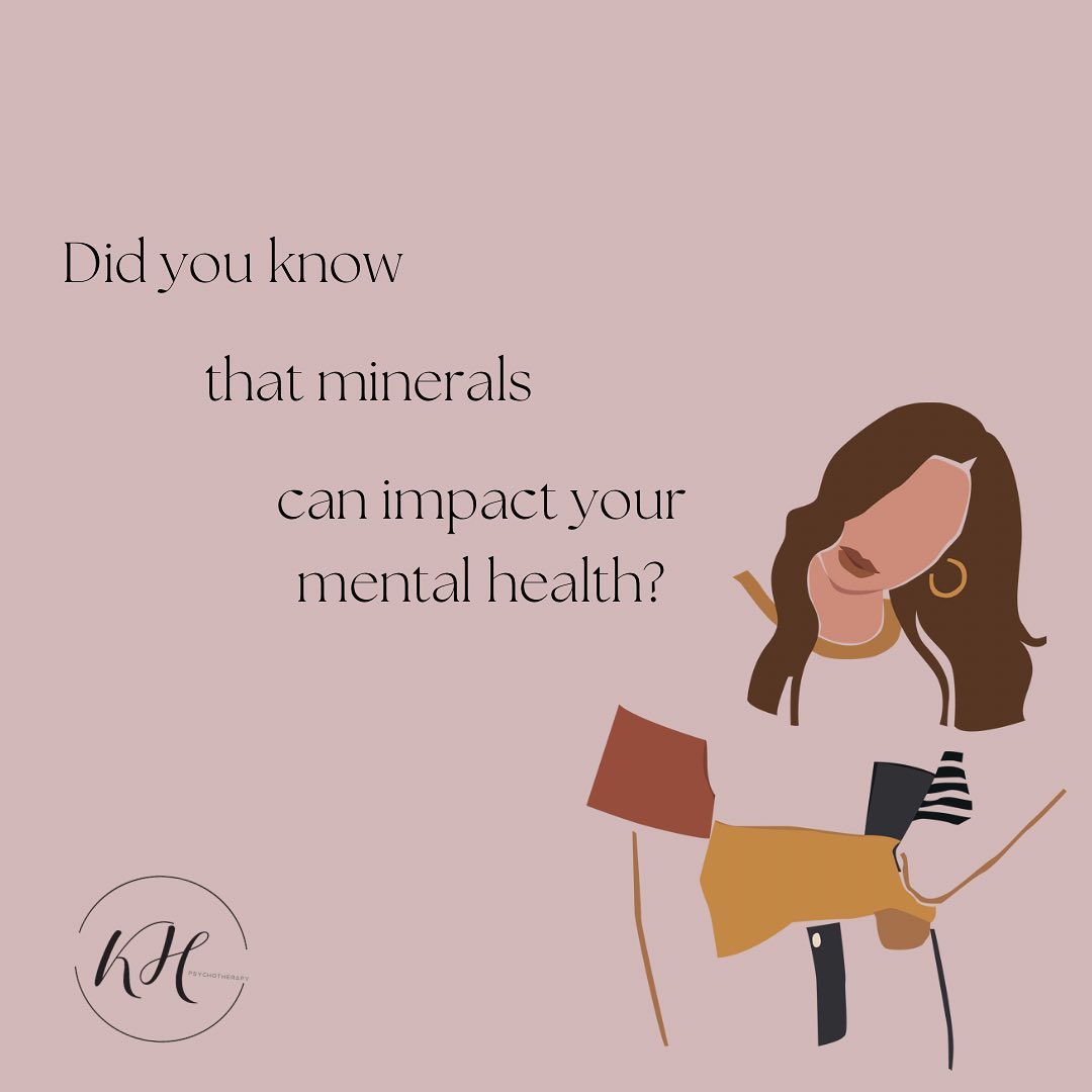 Minerals, our bodies spark plug, can be a contributing factor to mental and emotional health.
We all know we need things like calcium, magnesium, potassium etc, but are you aware that a deficiency or imbalance can have a big impact on your nervous systems ability to regulate emotions?
It’s so fascinating being able to explore every part of our intricate system!
*not medical advice. Please discuss with your health practitioner before making any changes.