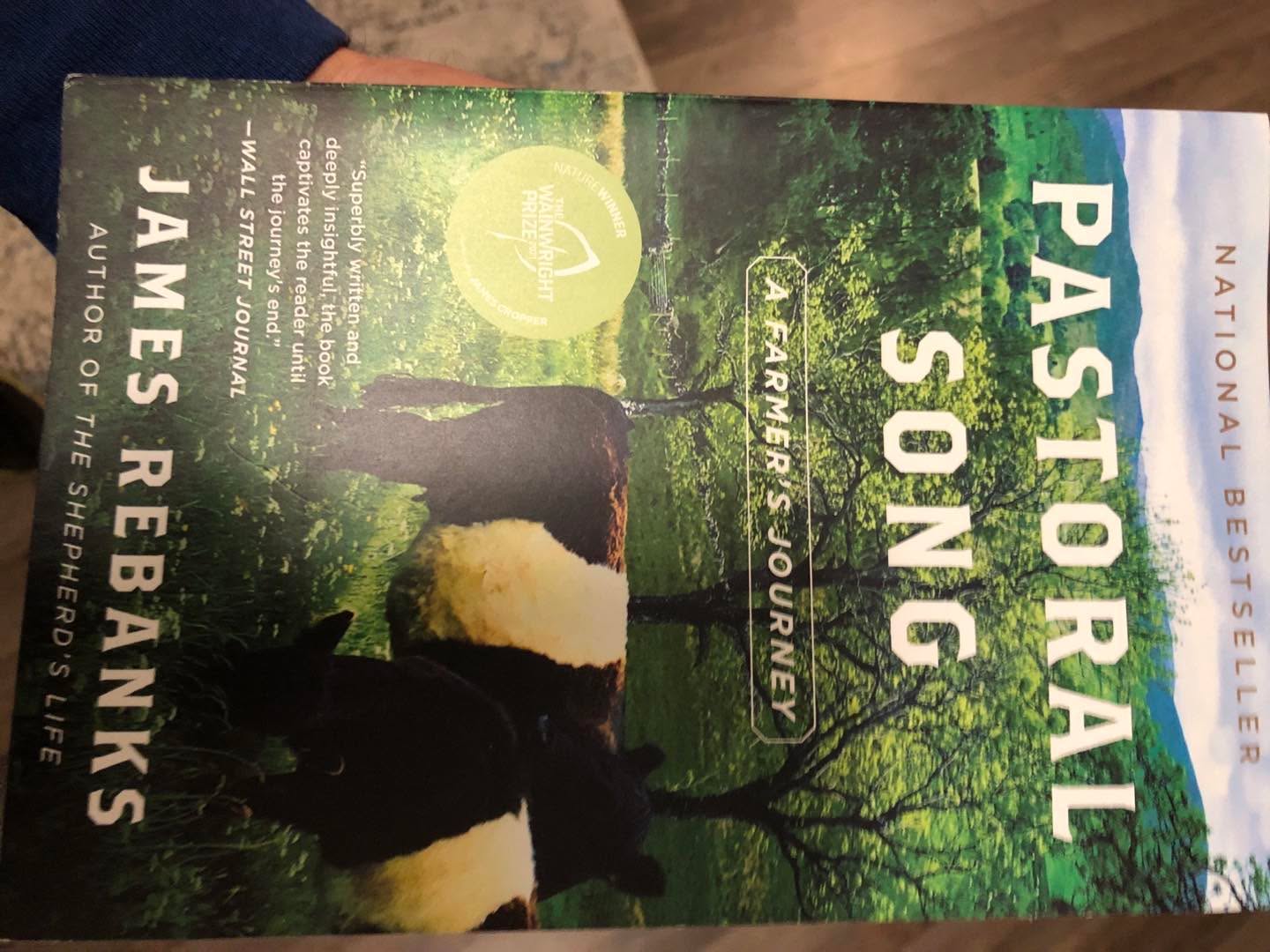 I stayed up past midnight last night to finish this amazing book! Part way through I remember thinking that every farmer should read “Pastoral Song”. Now that I’m finished I agree more with one of the reviewers. “This book should be read by anybody who eats”.