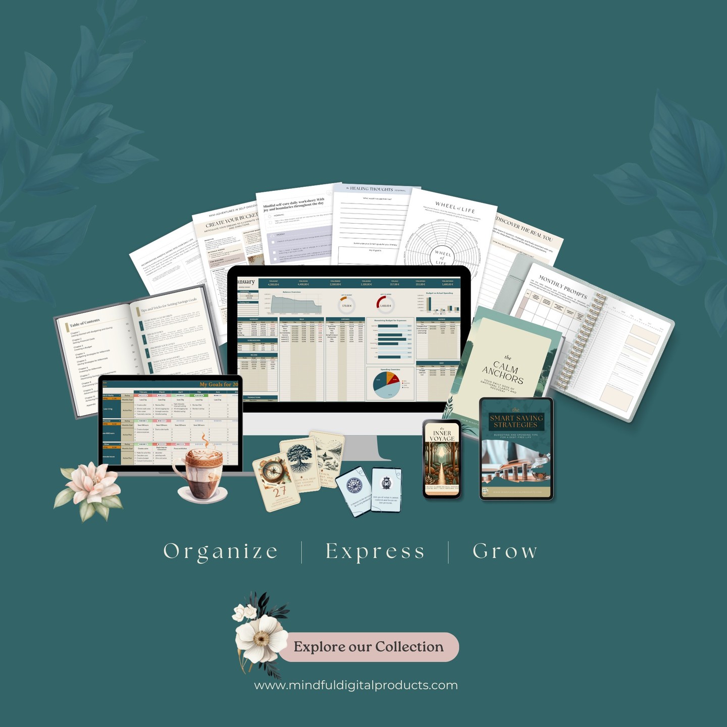 🌸 Welcome to Mindful Digital Products! 🌸
We're thrilled to embark on this journey of mindfulness and organization with you. Our digital products, ranging from personalized journals to innovative planners and spreadsheets, are designed to inspire, help and foster personal growth.
What does mindfulness mean to you? Share in the comments below! 👇
Stay tuned for our upcoming website launch, where we'll bring you a collection of tools tailored for your everyday needs - from financial organization to spiritual wellness.
Let's organize, express, and solve everyday problems together!
#mindfulliving #mindfulness #digitalorganizing #personalgrowth #MindfulDigitalProducts #digitalplanners