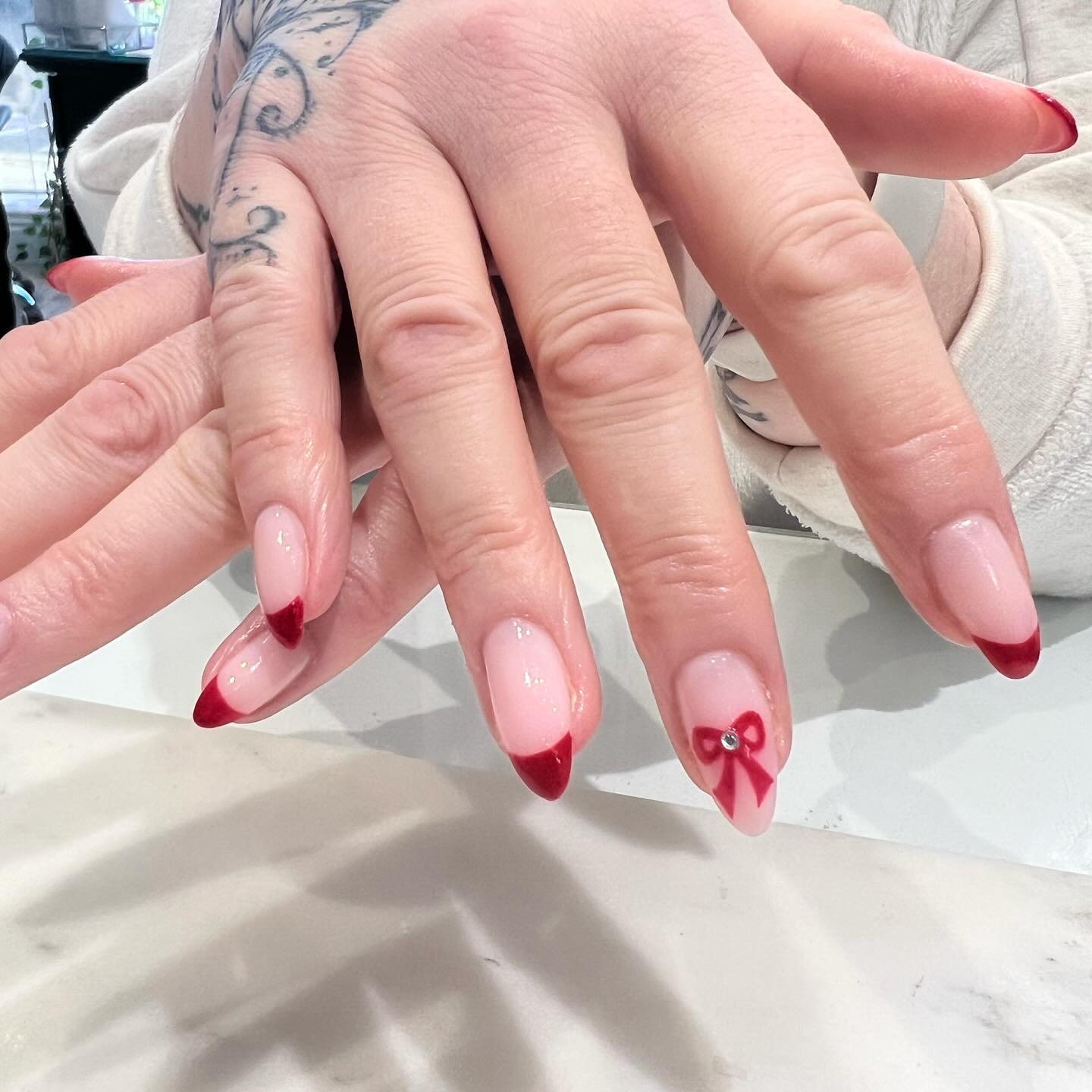 A few more nails done by Hayley. #hardgelextensions #gelploish #naturalnails #2amlondon #orlygelfx #nailart