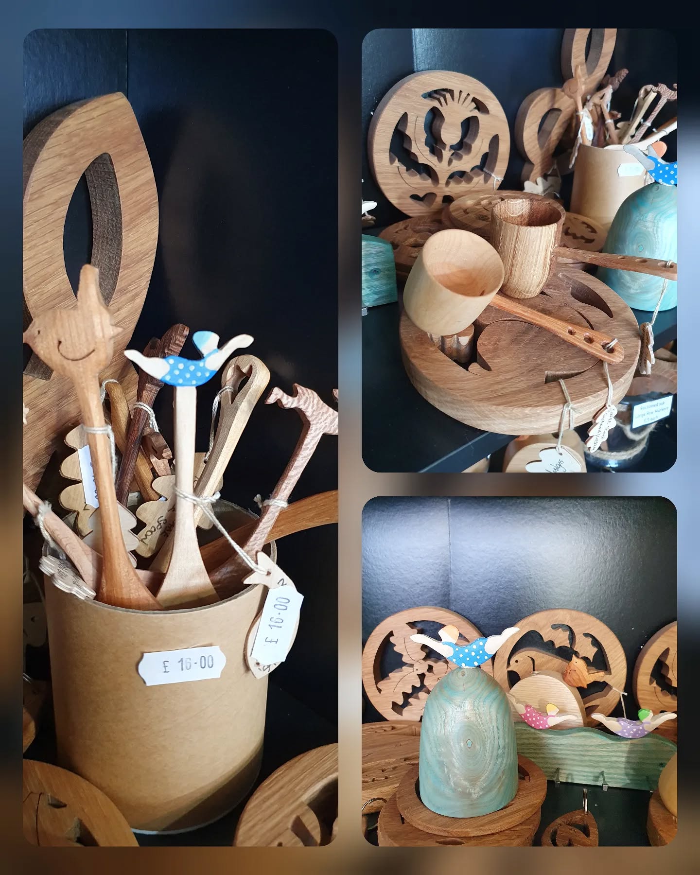 Hand cut oak fretwork by @beamersdesigns