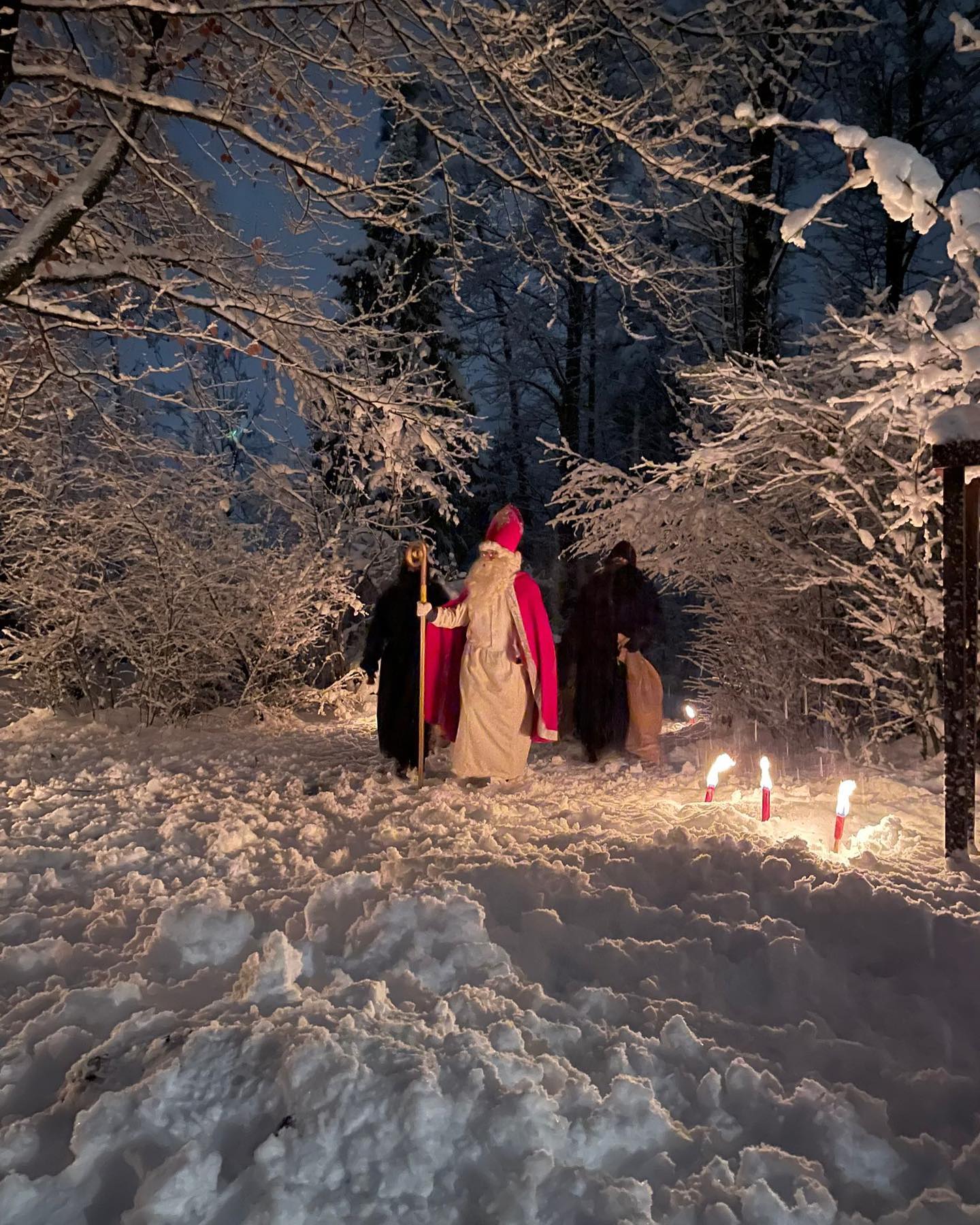 🎅🏽 En wunderschönä verschneitä Abig mitem Samichlaus!🎅🏽#samichlaus#kaltbrunn#familientreff#verein#