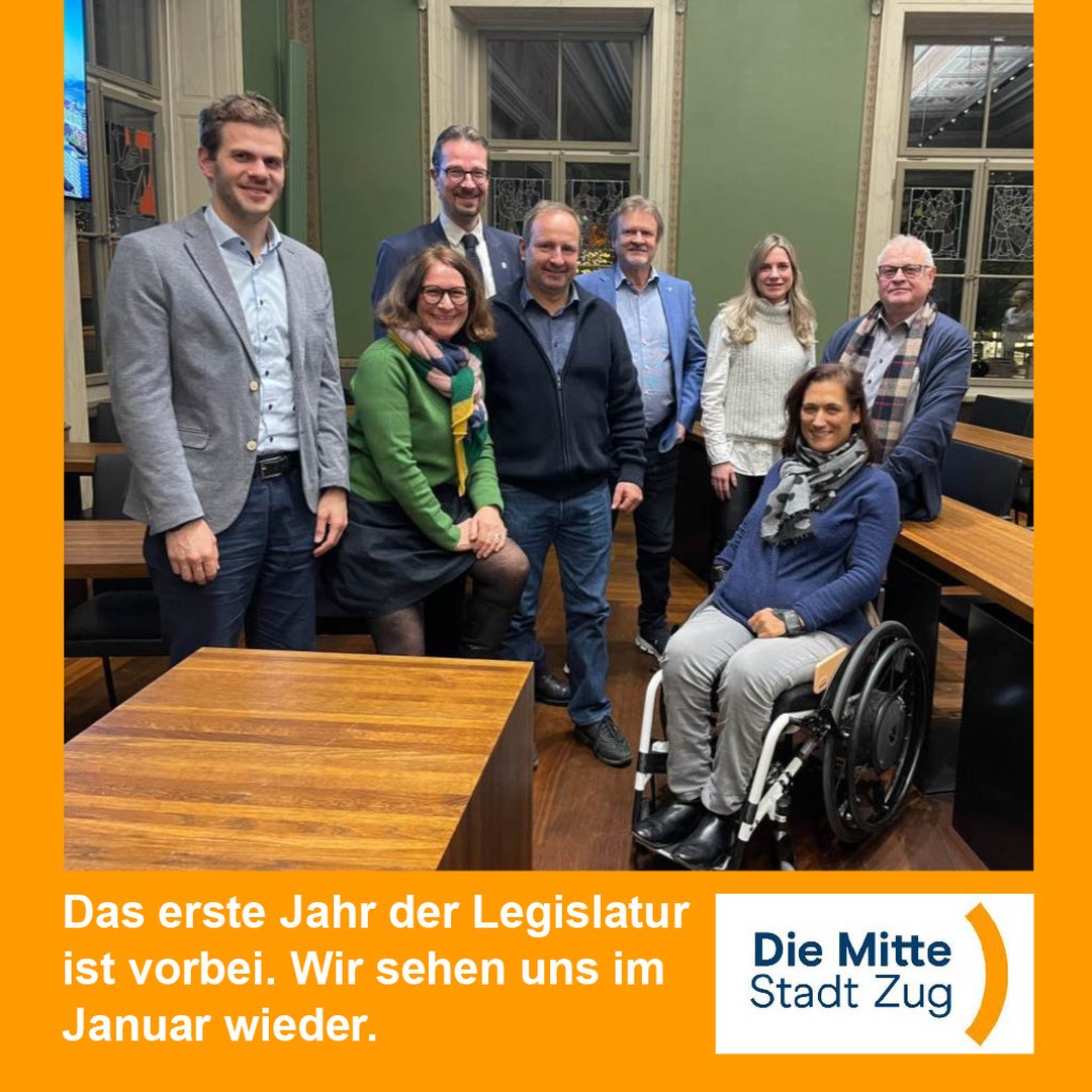 Das erste Jahr der Legislatur ist zu Ende. Wir freuen uns auf ein weiteres konstruktives...