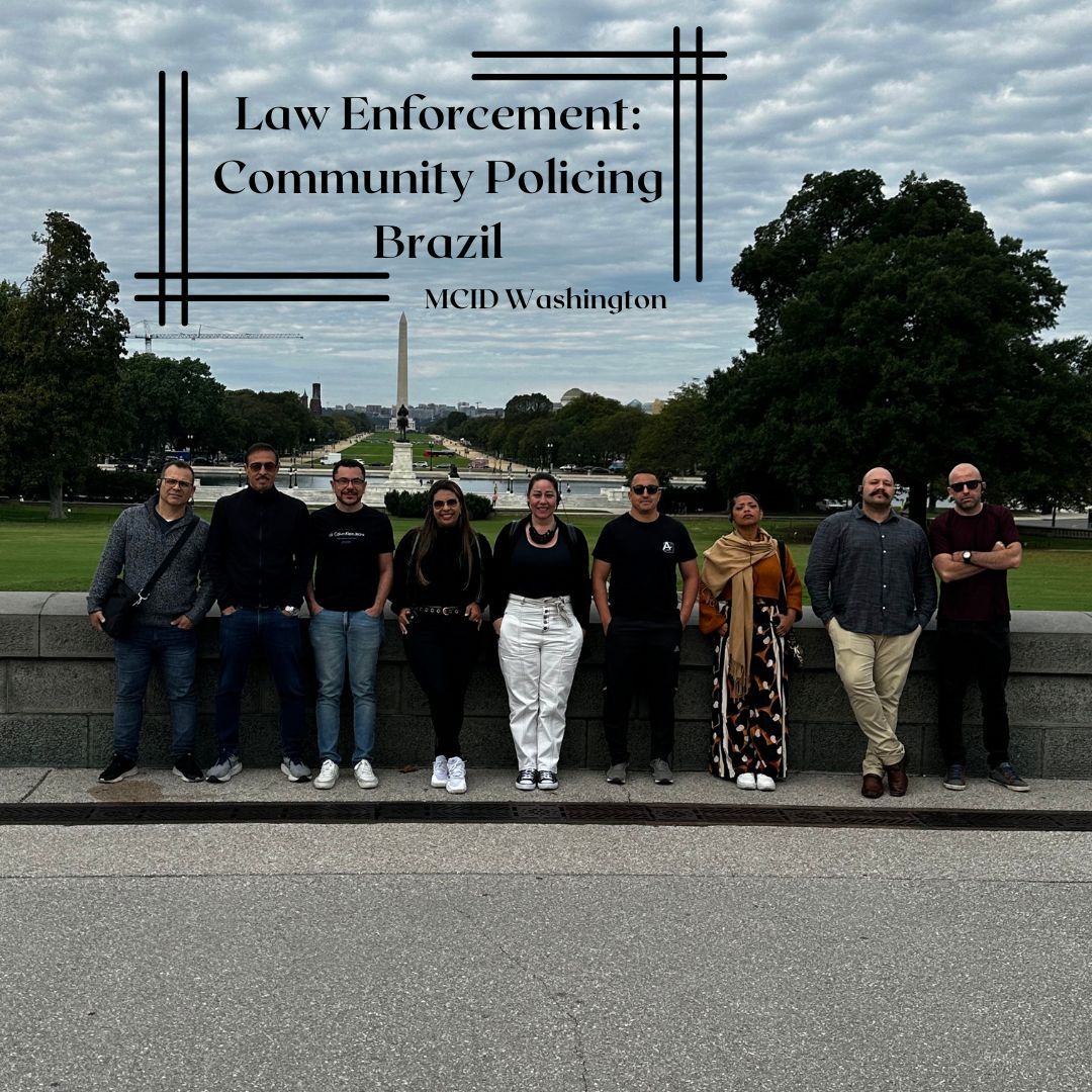 This fall, MCID had the pleasure of hosting a Law Enforcement: Community Policing #IVLP from #Brazil. The group began their journey in Washington D.C. and traveled to Akron, OH, San Antonio, TX, Portland, OR, and Atlanta, GA. As part of their program, this group focused on connecting with different communities through improving transparency, accountability, and community engagement. Also of interest were strategies for balancing public safety with individuals' rights in rural and urban settings. During their experience, the visitors even met with families and communities impacted by police violence. On the cultural side of things, the group had the chance to bond through visits to the Rock n’ Roll Hall of Fame, an NBA game, and even a country music concert. #ExchangeMatters
#communitypolicing
#communityengagement