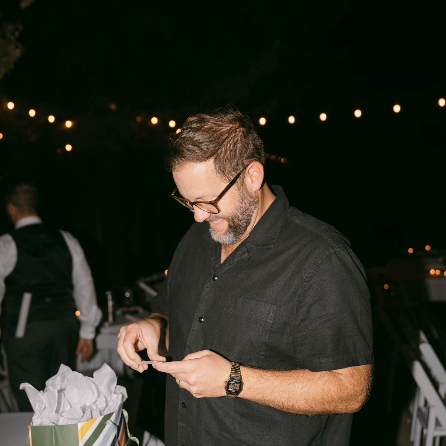 Awesome & Hilarious! This couple met driving double decker buses for UC Davis, and during our initial meeting I let them know how unique and fun that was! Cut to the middle of the dance party where they invite me outside and gift me a sweatshirt, hat, mug, and other swag of the bus company that brought them together! I was genuinely surprised and touched, just too cool!