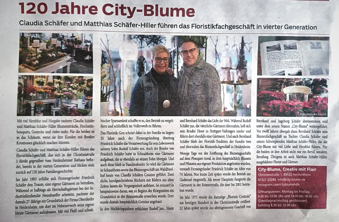 Familiengeführte Tradition seit 120 Jahren ❤️💕
#cityblumehdh #floristik#fachgeschäft#blumen#liebe#dankbarkeit#stolz#tradtion