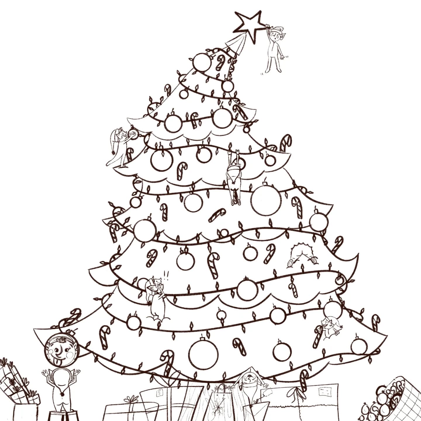 4th prompt for the #frostyandfestive2023 drawing challenge! I completely missed the deadline but I wanted to take my time and really throw texture on everything 😂 swipe to see the major stages and final reveal of my submission!
While I work on the current prompt, which is your favorite elf??