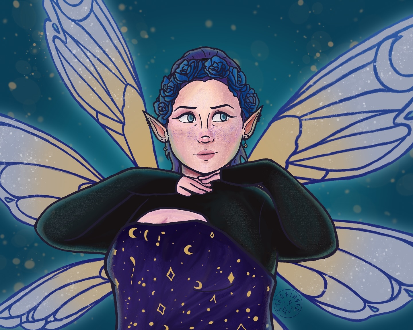 Faerie Self Portrait
#digital #digitalart #digitalpainting #digitaldrawing #digitalartist #fantasy #fantasyart #fairy #fairyart #selfportrait #selfportraiture #illustration #illustrator #photoshop #photoshopart