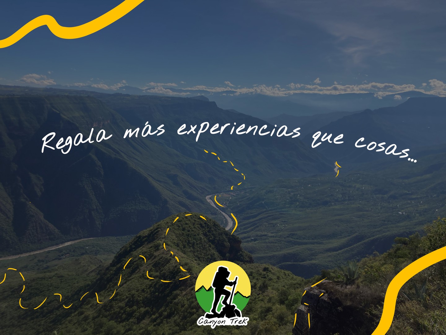 ¡Regala una postal y descubre la belleza del Cañón del Chicamocha! Sumérgete en paisajes impresionantes y experiencias inolvidables mientras exploras este maravilloso destino. Perfecta para amantes de la naturaleza y aventureros, esta postal captura la esencia de una caminata mágica. ¡Regala momentos únicos!🌞
📍Como funciona? Cargas la postal con el valor que quieras desde 50mil, una vez hagas el abono te llegará la postal física para que puedas escribir algo lindo y regales una experiencia a esa persona que quieres tanto.
Para más información envíanos un DM
#todosalamontaña