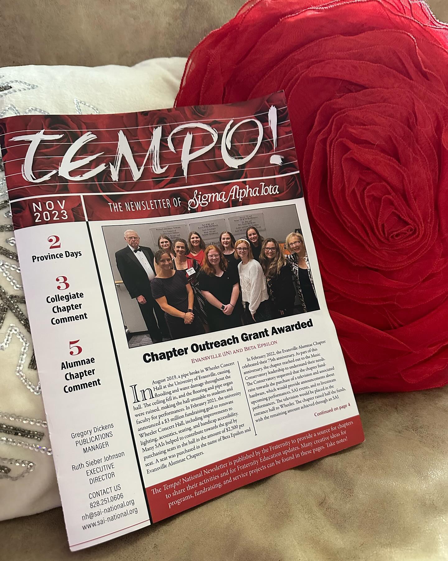 Way to go Evansville Alumnae and @saibetaepsilon ♥️🌹 #IndianaSAI