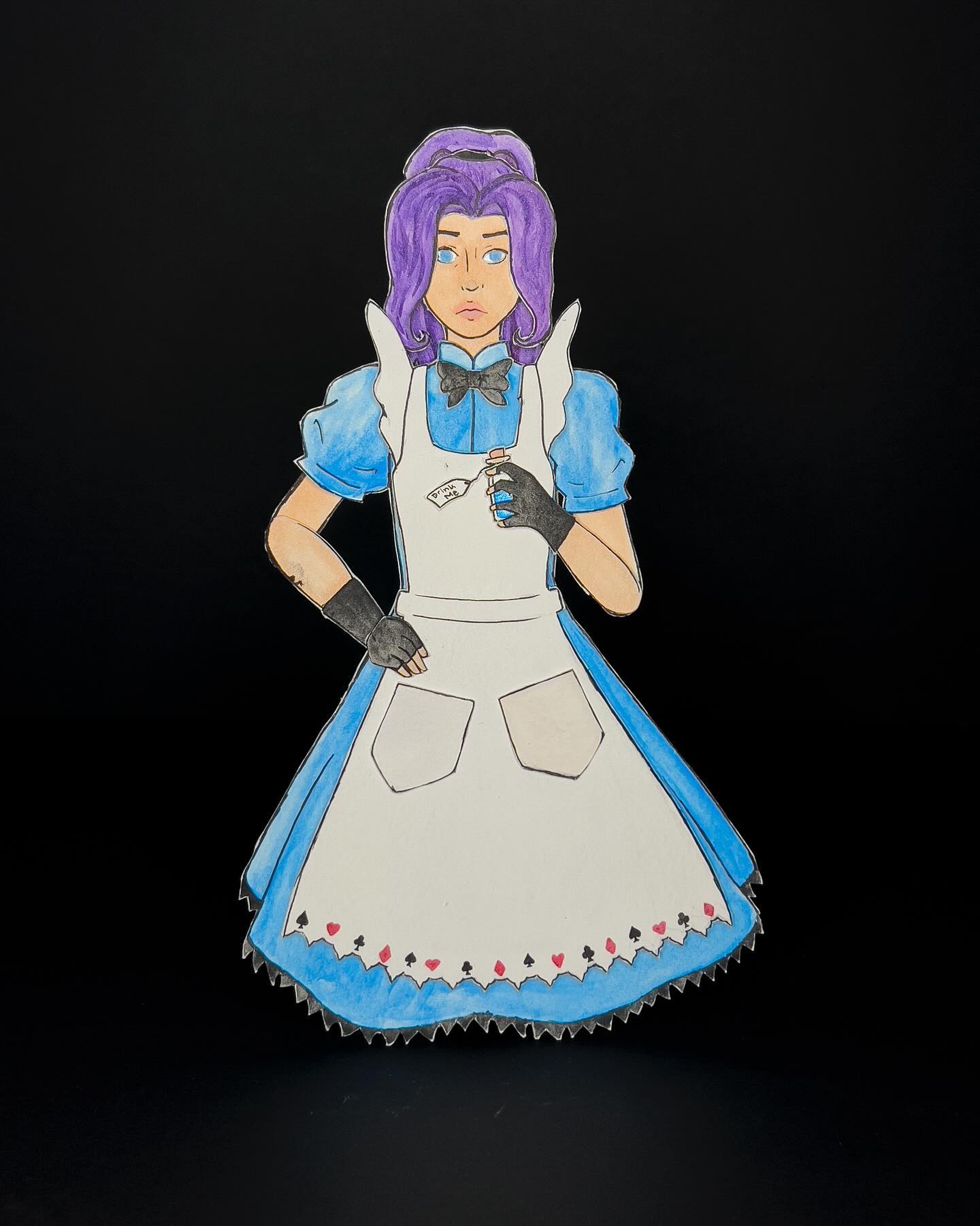 Reflection Through the Looking Glass, Paper Doll
#art #characterdesign #characterart #characterillustration #illustration #fineart #paperdoll #paperdolls #watercolor #watercolors #gouache #aliceinwonderland #alicesadventuresinwonderland #artist #illustrator