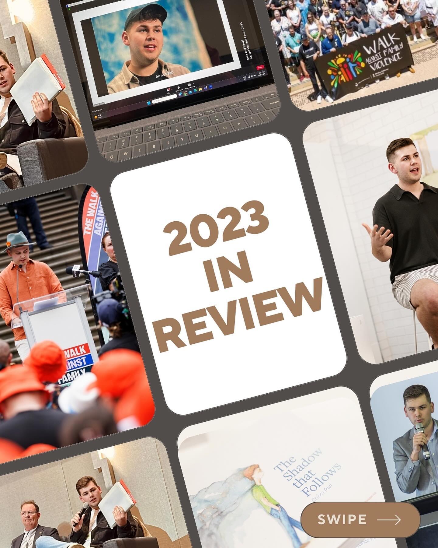 This year has been massive.
Planting seeds of change within thousands of people across Victoria - from all walks of life.
I’m so honoured to do the work I do and use what has happened to me as my super power.
In 2024, let’s continue our work, and put an end to The Shadow that is family violence.