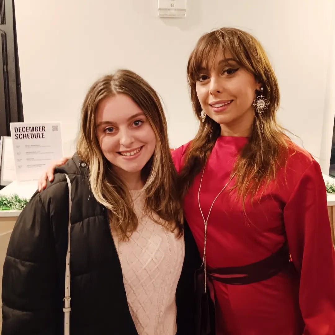 I met one of my favorite vocalists last night Veronica Swift!