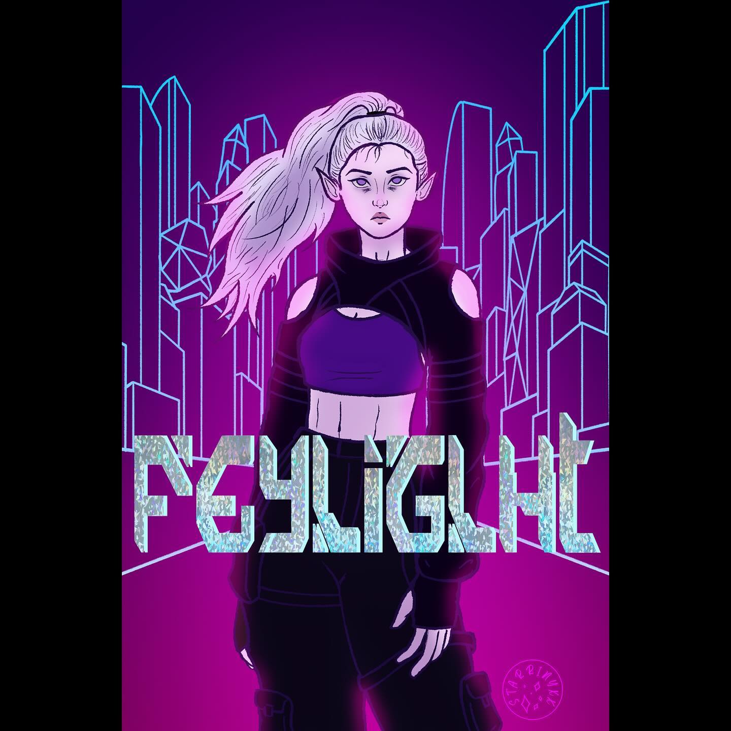 Feylight, Book Cover
~
“Feylight” is the working title for a story I’ve been working on for some time. I got to spend a lot of time this semester working on it for one of my classes and felt she deserved some tentative cover art.
#art #characterdesign #characterart #characterillustration #illustration #photoshop #cyberpunk #cyberpunkart #cyberpunkstyle #artist #illustrator #digital #digitalart #digitalpainting #digitaldrawing #digitalartist #photoshopart #bookcoverdesign