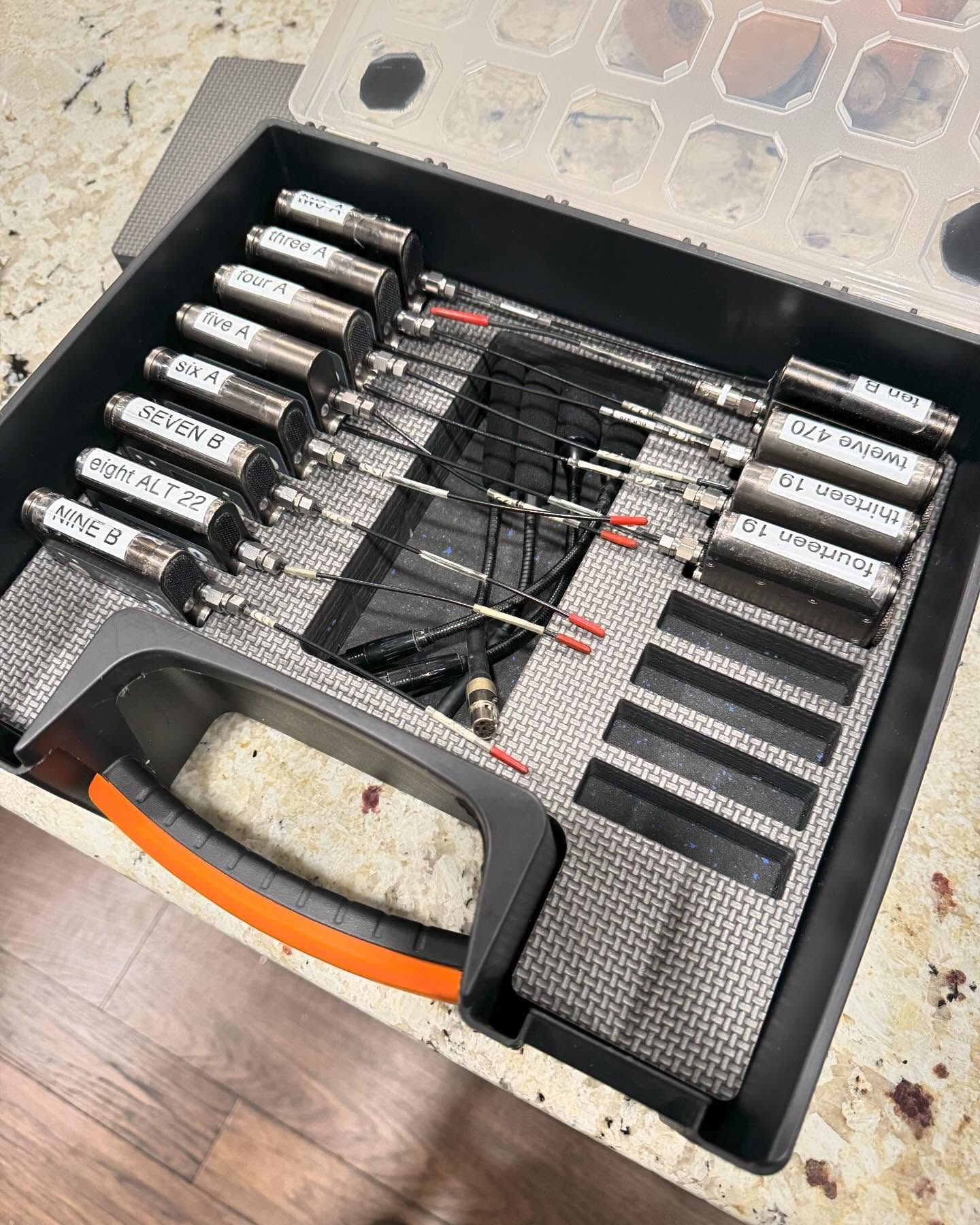 I used a laser engraver to cut out the rubber gym mat material to maximize this case for another mixer. I dig how it turned out!
#soundmixers