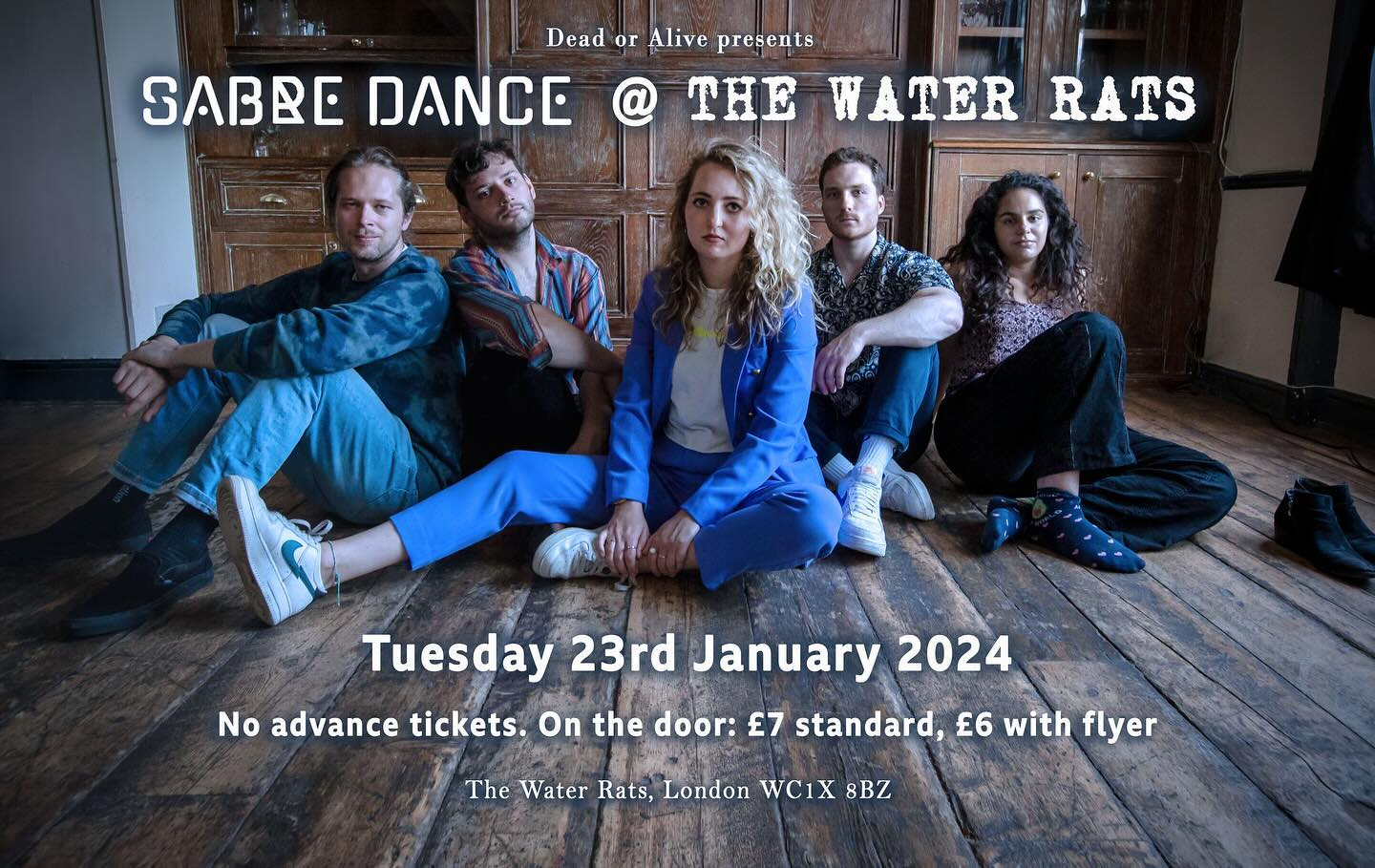 Happy New Year! 🎉🥂 Our next gig is on Tuesday 23rd January @the_water_rats in King’s Cross - get it in your diaries now! Show a picture of this flyer on the door to get a discount on your ticket. See you there!