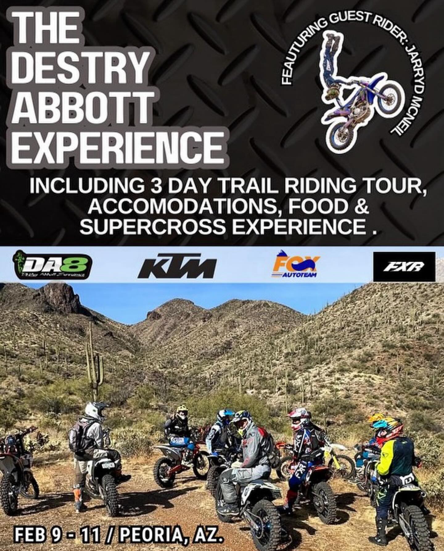 Learn more about this amazing experience at @destryabbott and @da8training. #adventure #travel #supercross