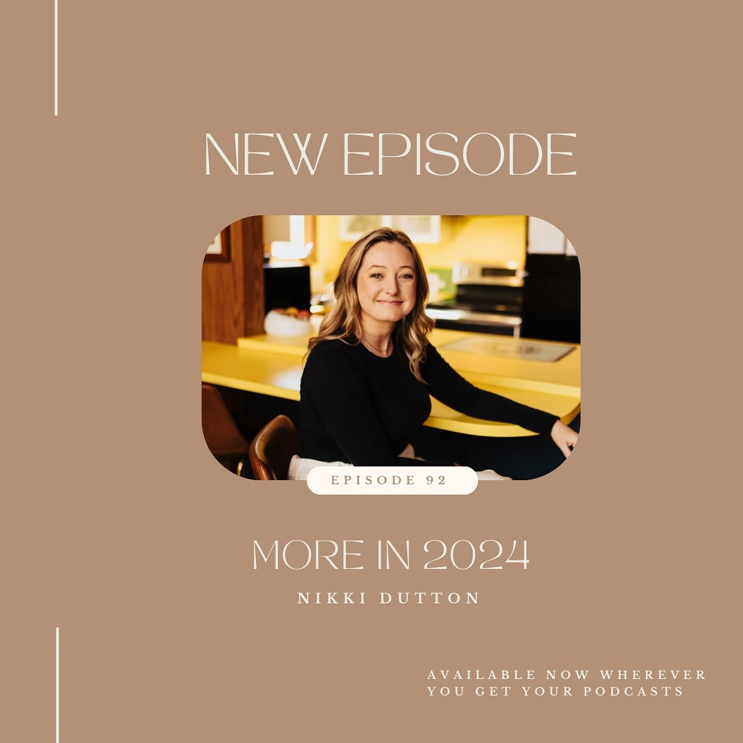 HAPPY NEW YEAR! In this episode, I share a few of my favorite moments from 2023 and the word I am hoping will be a banner over 2024.
Available wherever you find your favorite podcasts ✨