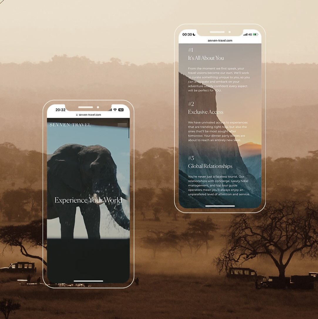 The importance of responsive web design ✨
Crafting a seamless user experience through responsive web design is at the core of every Aūra web build. Our custom-built websites always take a user-focused approach. Once the initial design is set, we translate this across all breakpoints, fine-tuning every pixel for the best version of your brands' online home on any screen size.