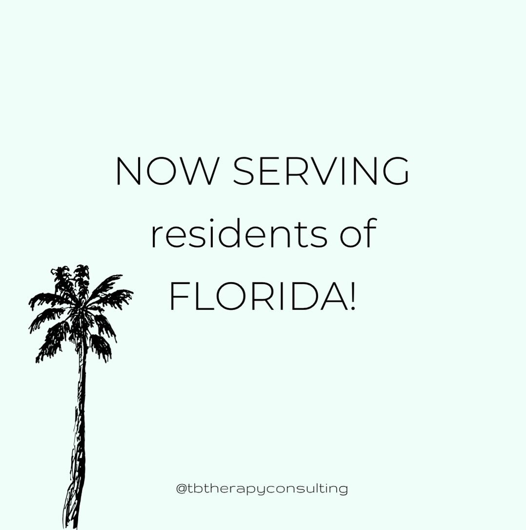 I HAVE NEWS!!!!! Taylor Brown Therapy + Consulting is officially a registered telehealth provider for the state of Florida!
I can now provide all the same virtual services for Florida residents as I do for Texans.
#mentalhealth #mentalhealthsupport #traumatherapy #traumarecovery #substanceuserecovery #ocdrecovery #therapistsofinstagram #texastherapy #floridatherapy