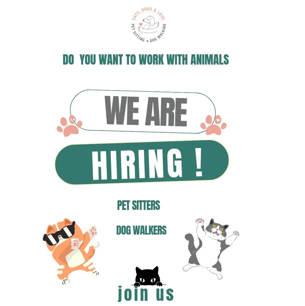 Join Our Pack!
Are you an animal lover with a deep understanding of the unique needs and behaviours of our furry friends? Do you find joy in ensuring pets receive the love, attention, and care they deserve?
At For Cats, Dogs and Love, we are a leading company in the pet care industry and we are seeking dedicated and trustworthy individuals to join our team as Pet Sitters and Dog Walkers for Limassol city.Part-time contracts offered.
If you have a genuine love for animals and want to turn that passion into a rewarding career, we'd love to hear from you.
Please submit here :
https://www.forcatsdogsandlove.com/join-us