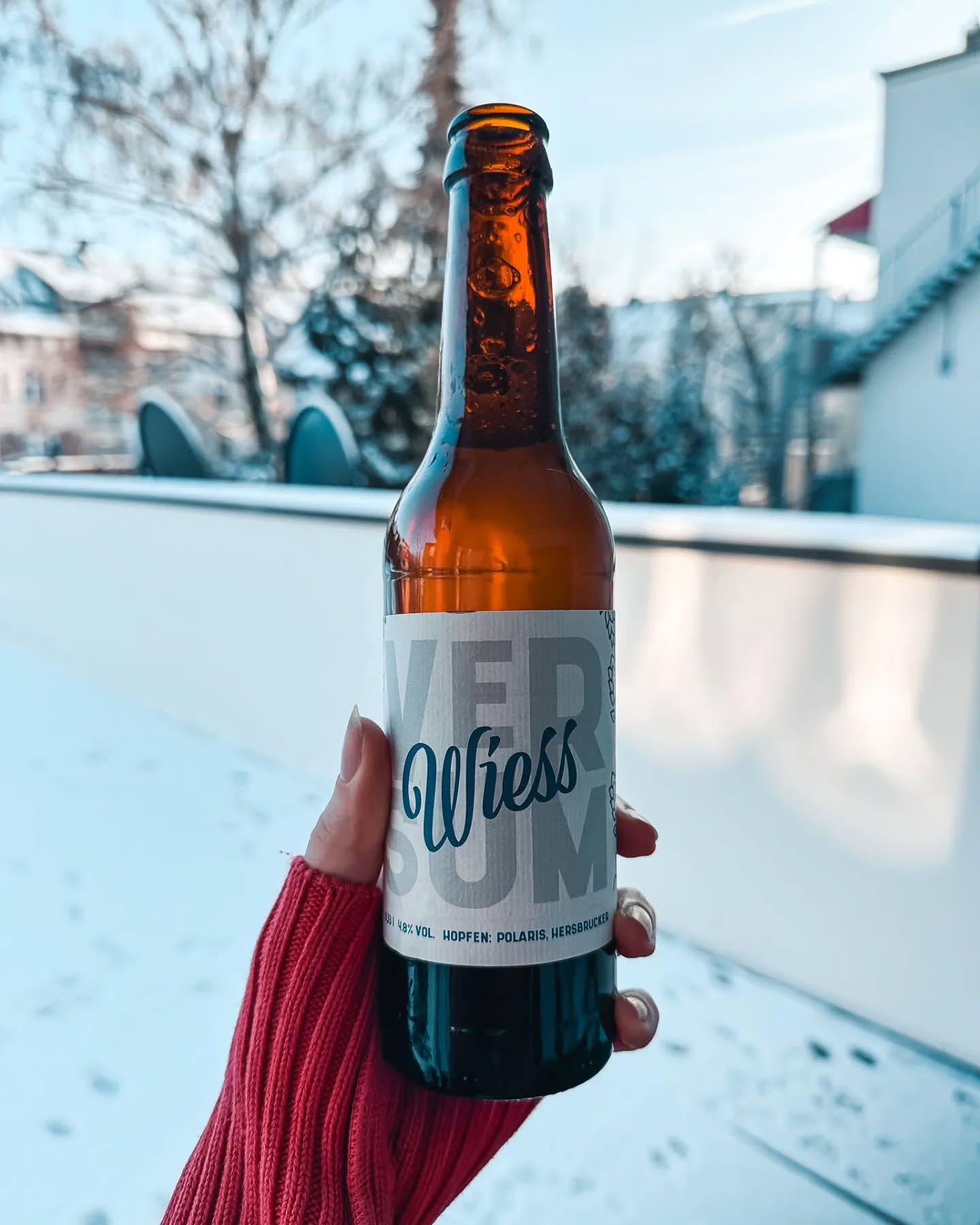 Das Gute am Winter: das Bier wird nicht warm. Holt euch jetzt euer Wiess ab!🍻
