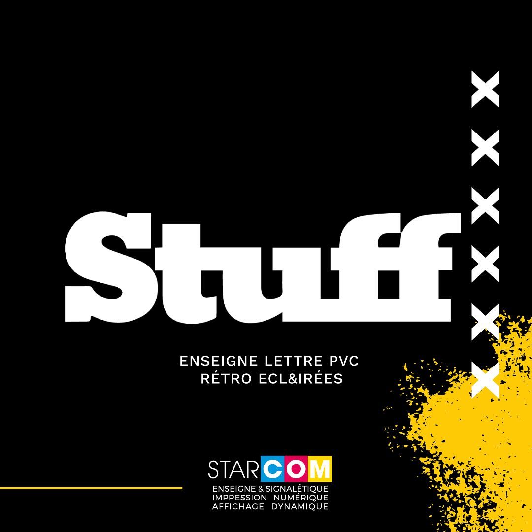 ✨ ✨🌟 Illuminez vos rêves avec Starcom ! 🌟✨
Nous sommes fiers de partager notre dernière réalisation pour Stuff Marseille, où l’impression numérique rencontre la créativité pour donner vie à cette enseigne spectaculaire. Notre équipe a conçu des lettres en PVC rétro-éclairées montées sur un caisson ajouré lumineux, créant ainsi un effet visuel saisissant.
Le néon LED intérieur lumineux ajoute une touche de magie à cette enseigne unique en son genre. Chez Starcom, nous sommes passionnés par l’art de l’impression numérique et nous nous efforçons de transformer les concepts en réalité. 💡🎨
Si vous cherchez à faire briller votre entreprise grâce à des solutions d’impression créatives et innovantes, contactez-nous dès aujourd’hui. Nous sommes là pour donner vie à vos idées les plus lumineuses ! 💫📈
.
📞04 91 33 23 47
👨💻www.imprimenseigne.fr
.
.
#EnseigneLumineuse #ImpressionNumérique #Starcom #Créativité #Illumination #StuffMarseille #Visibilité#enseigne #made #fabrication #artisanat #artisan #design #logo #3dletters #enseignmarseille #marseille#enseignelumineuse #led #signaletique #logo #fabrication #devanture #commerce #paris #ledsign