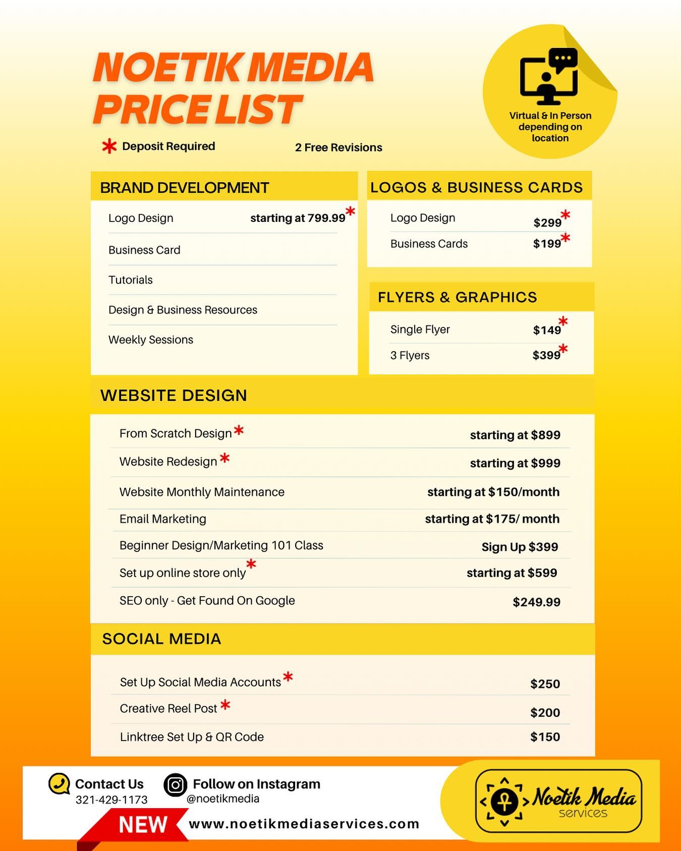 NEW PRICELIST - CLICK THE LINK IN MY BIO🌐