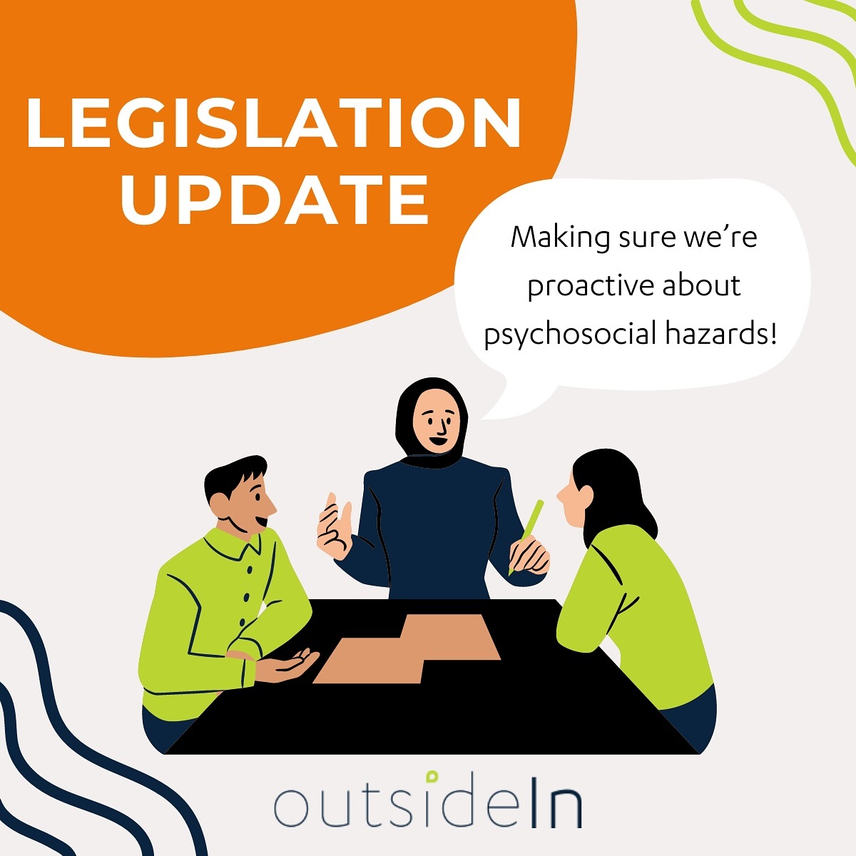 🌟 Important Update in Workplace Health and Safety! 🌟
With the new year, we also have new regulations under the Work Health and Safety Act. It’s taken a while, but the changes put psychosocial hazards in line with physical hazards in the workplace. The new legislation provides clarity, and guidelines on what psychosocial hazards are, and the responsibility of businesses to identify and manage these.
Creating psychologically safe cultures and workplaces is more crucial now than ever, not just for compliance, but for creating healthy and productive teams. At OutsideIn, we know from the performance psychology research the common psychosocial hazards, yet we also recognise that each team and organisation will look different.
Let’s work together to embrace these changes and ensure our workplaces are safe and supportive environments for everyone.
Read more about the new regulations on @safeworksa website 👀
#MentalHealth #WorkplaceSafety #OutsideIn #PerformancePsychology