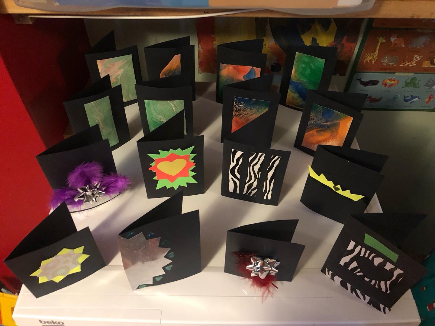 Making creativity card moments-in the ‘zone’ in the ‘flow’ happy mental wellbeing 😃❤️😃❤️