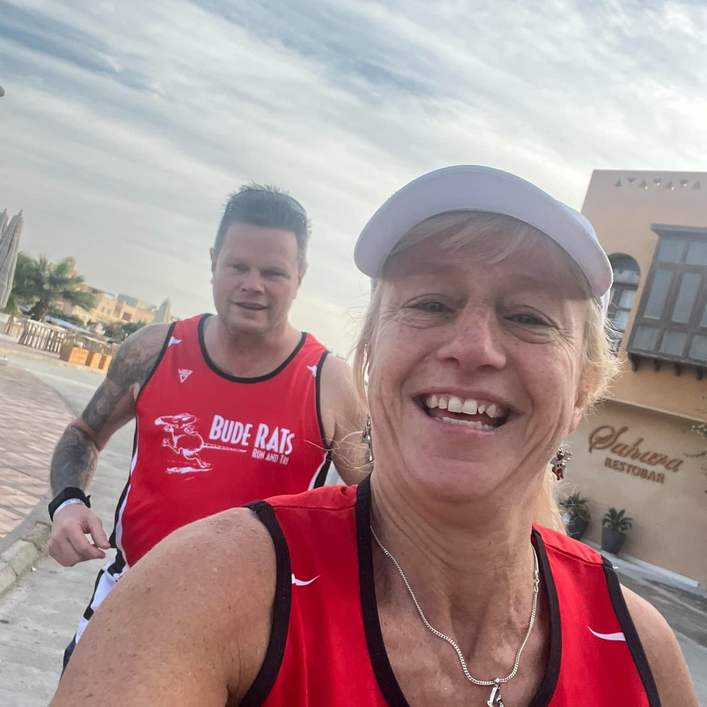 From Paula Wilkinson & Robbie Petrie: Bude Rats on tour!!! A short, hot run in Egypt