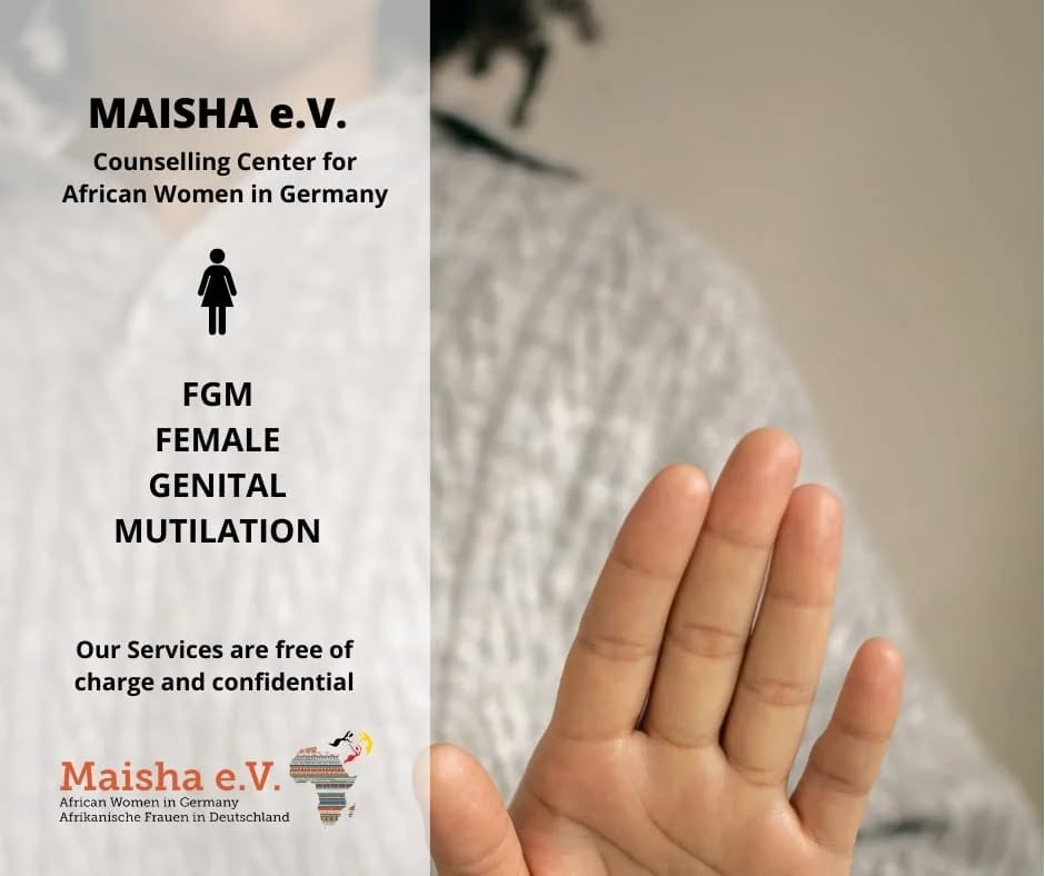 MAISHA e.V. provides support for African women in Germany facing FGM – free and confidential.
#StopFGM #Support #MaishaEV