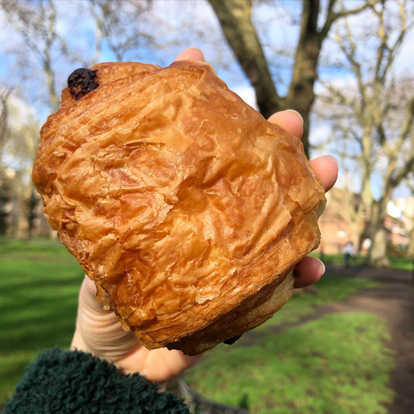 @thirdculturedeli have the. most. perfect. pastries. The most! 🥐 #vegansdontmissout
#vegan #veganism #whatveganseat #dairyfree #nodairy #crueltyfree #dairyisscary #notyourmomnotyourmilk #pastry #croissant #panauchocolat #veganpastry #sundayvibes #london #govegan