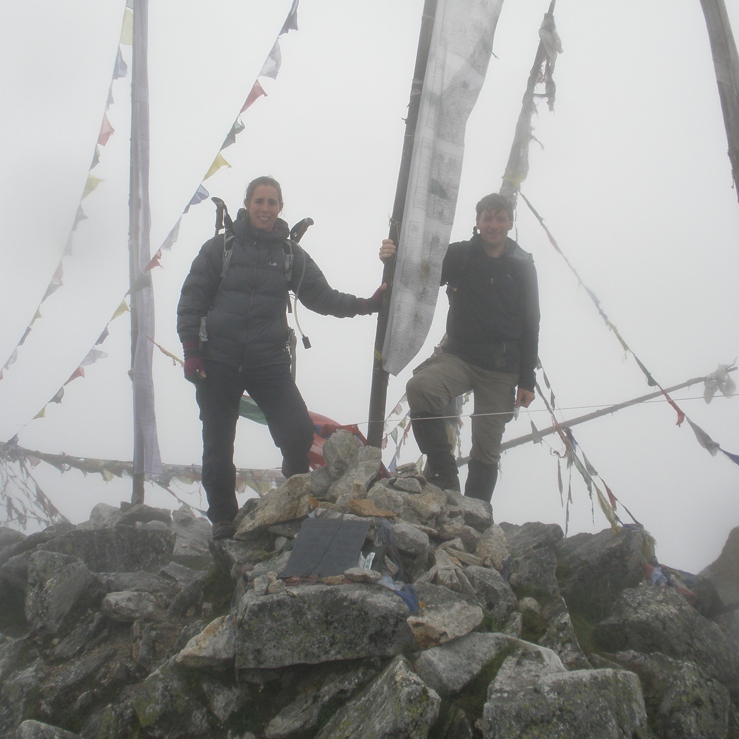 On the summit of Kyanjin Ri