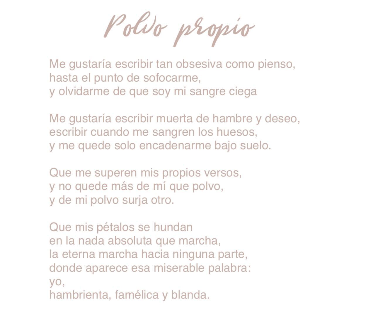 "Polvo propio" - Febrero 2024 🤍