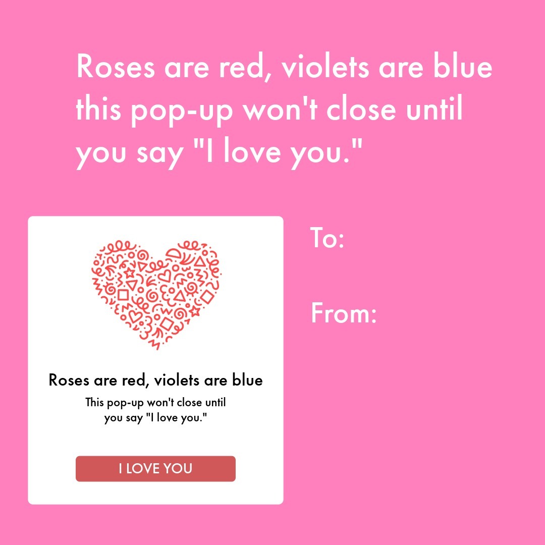 Swipe right for love...unless you're a marketer trying to sell me Valentine's Day stuff. Then swipe left, and quickly.
Happy Valentines Day to all my fellow creatives out there! ❤️
Want to create Instagram posts easily? Click the link in my bio to get access to Adobe Express.
@adobeexpress @adobe @adobecreate
#valentines #valentineday #valentine2024 #adobeexpress #adobestudentambassador y #loveisintheair #graphicdesign #webdesigner #funnyvalentine #webdesignhumor