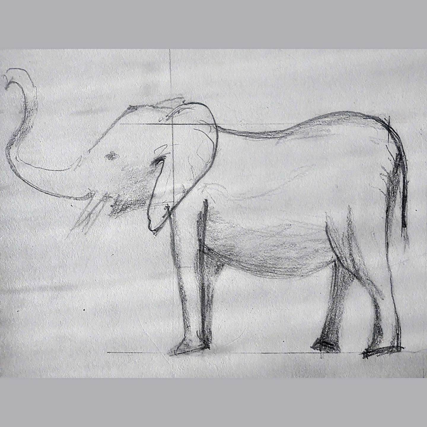 ECA challenge week 1 update by Soren for the Revolving Parlor Elephant Team. Location: Philmont, New York, USA. #ECAchallenge #elephantart #environmentalconsciousness #music