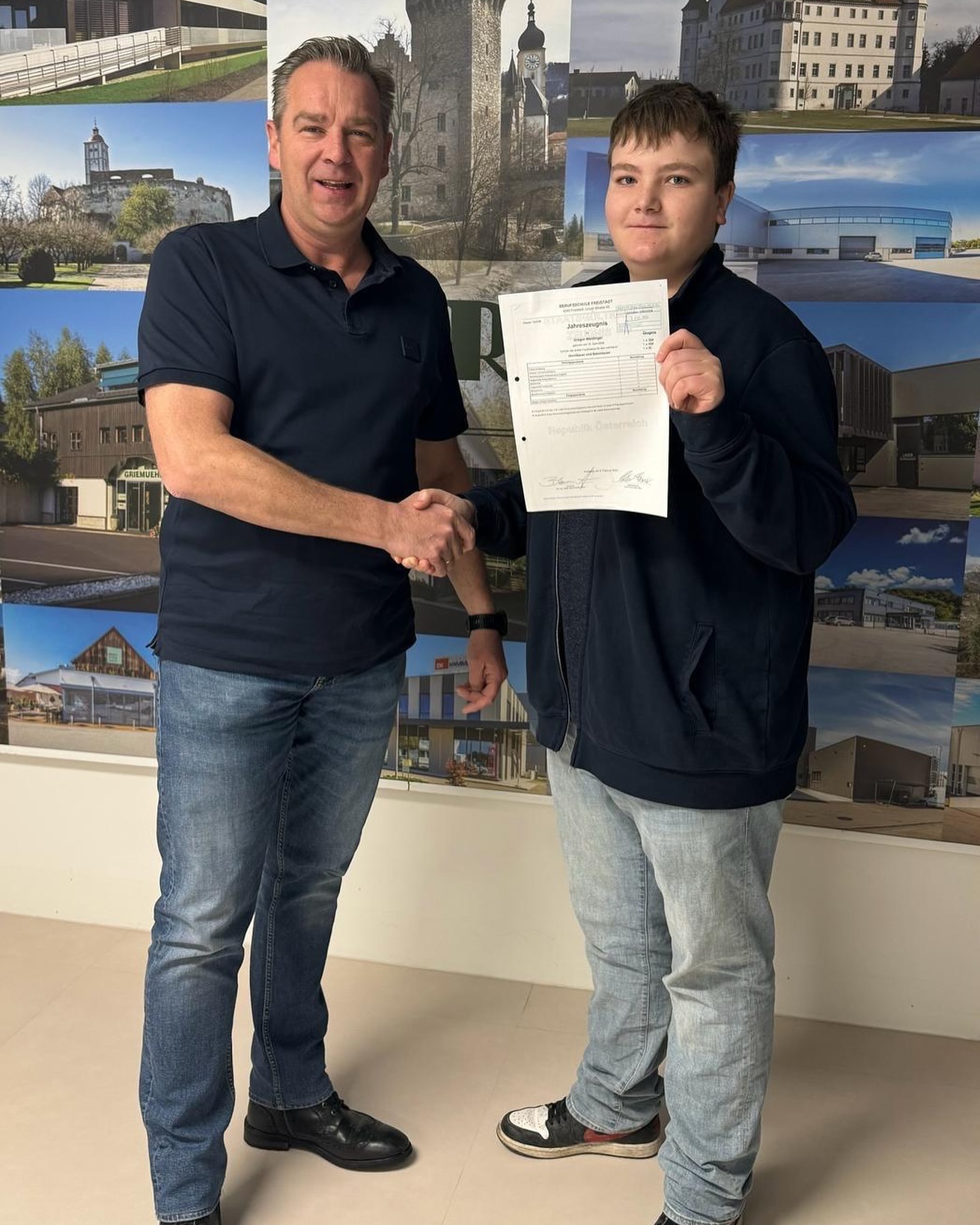 Gregor Weidinger wir gratulieren dir zu deinem Guten Erfolg in der ersten Klasse! 👍 Weiter so!#mayrbau #steyr